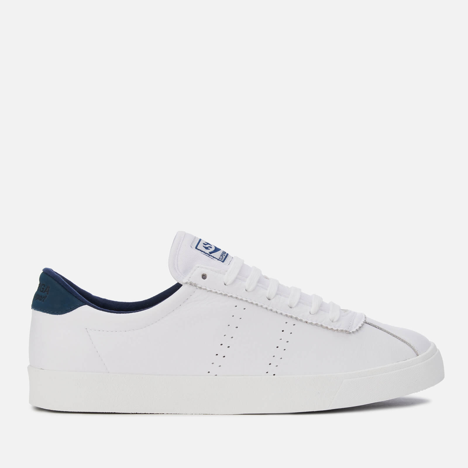 2843 Comfleau Trainers - White/Navy 