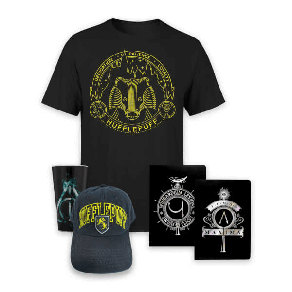 Mega Magic Harry Potter Paket Hufflepuff Bekleidung Zavvi De