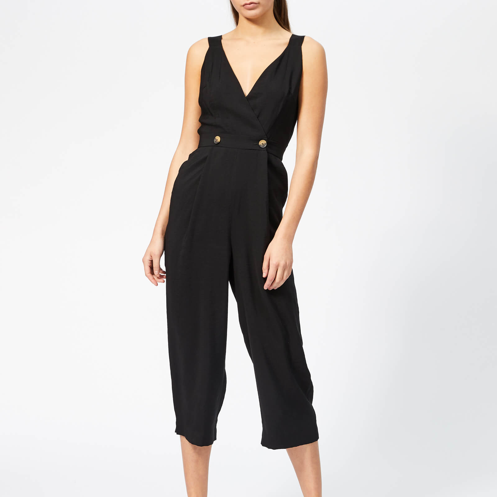 whistles lara button jumpsuit
