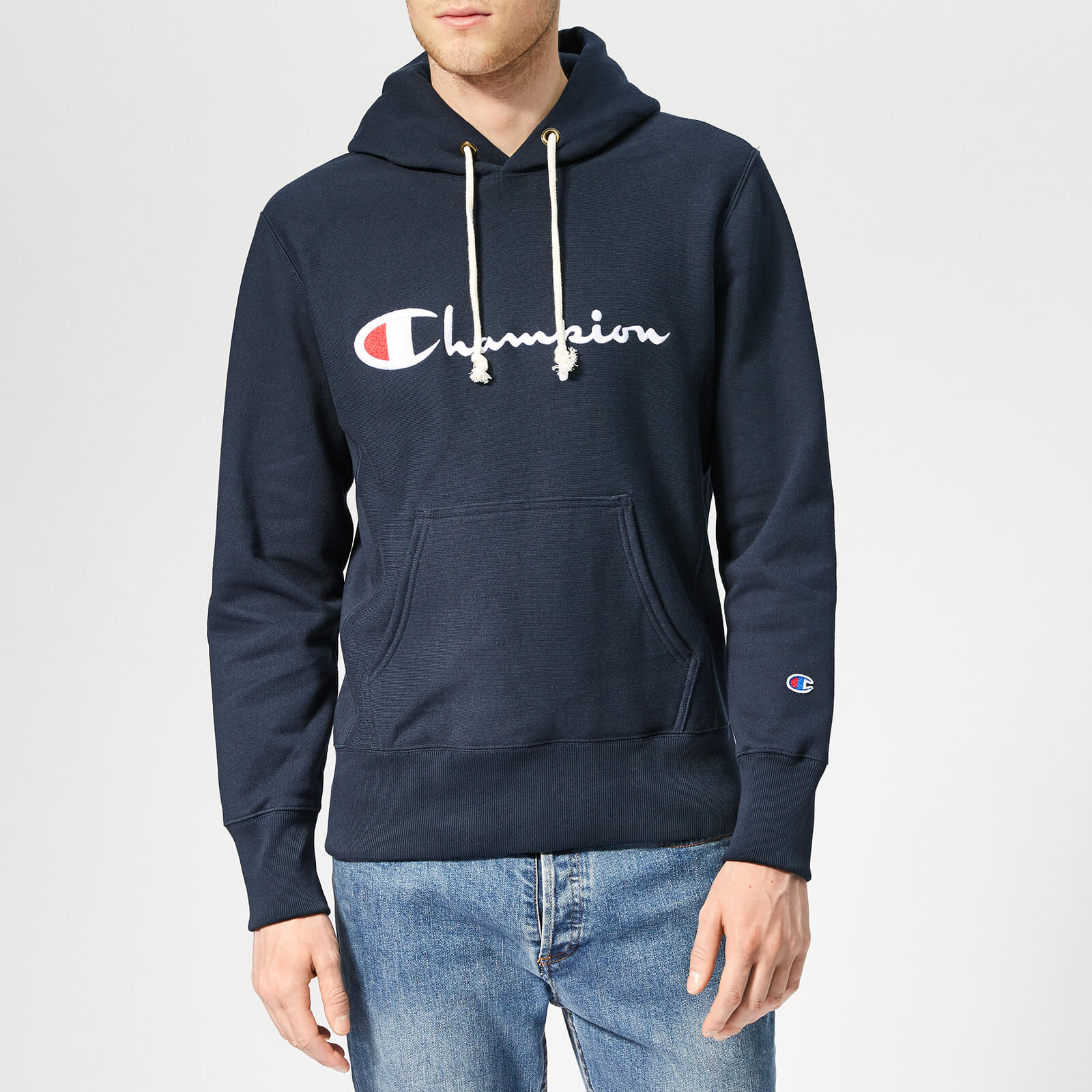 mens navy champion hoodie