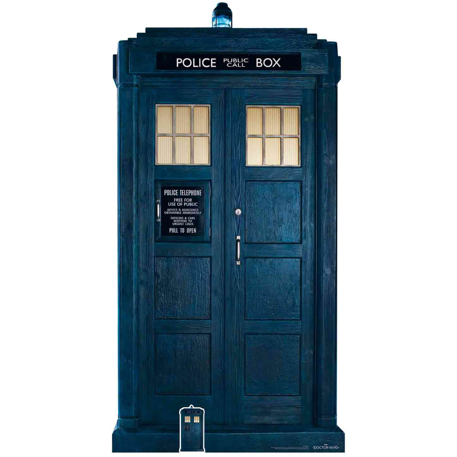 Doctor Who The Tardis 13th Doctor 2 3 Lifesize Cardboard Cut Out