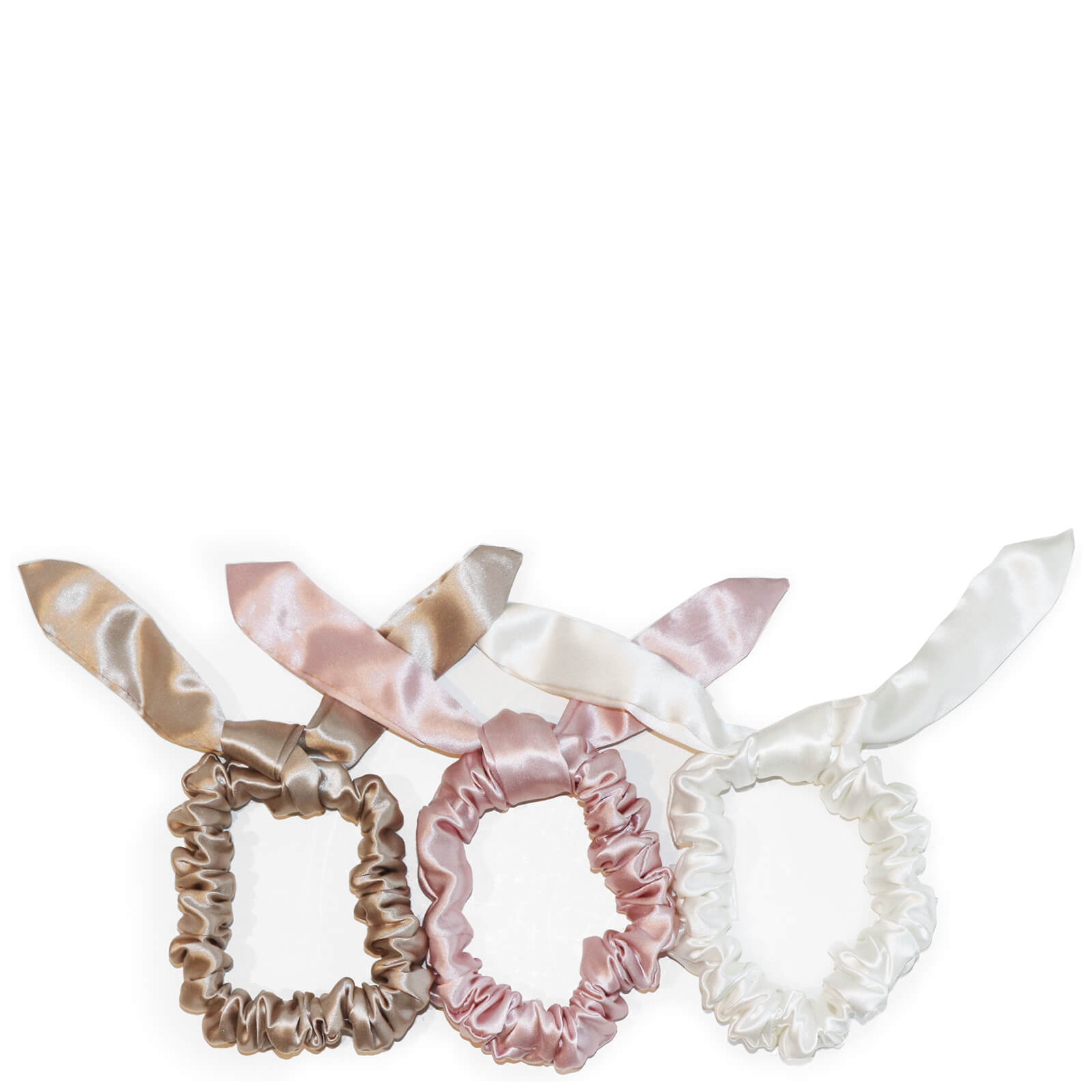NEW SLIP SILK SCRUNCHIE Pink Skinny Hair Tie x 1 Single