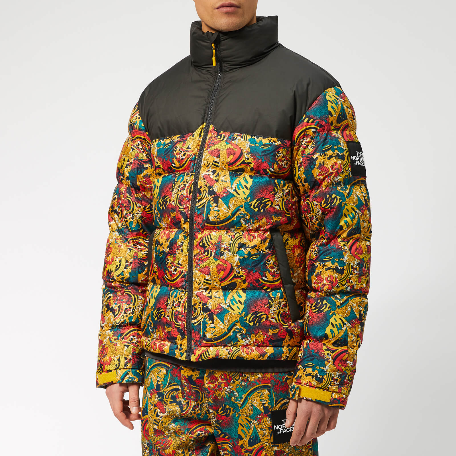 north face leopard print jacket