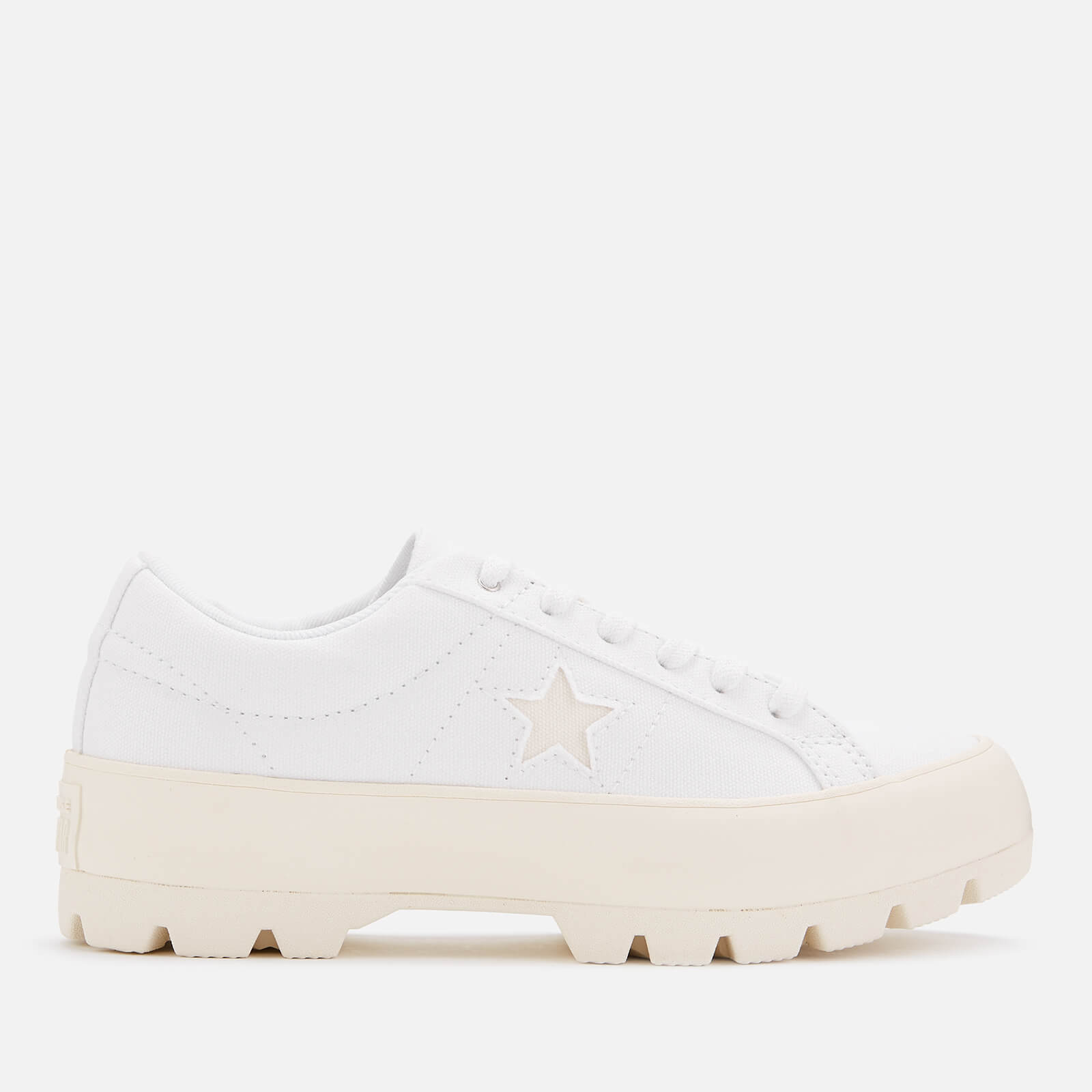 Converse Women's One Star Lugged Ox Trainers - White/Egret