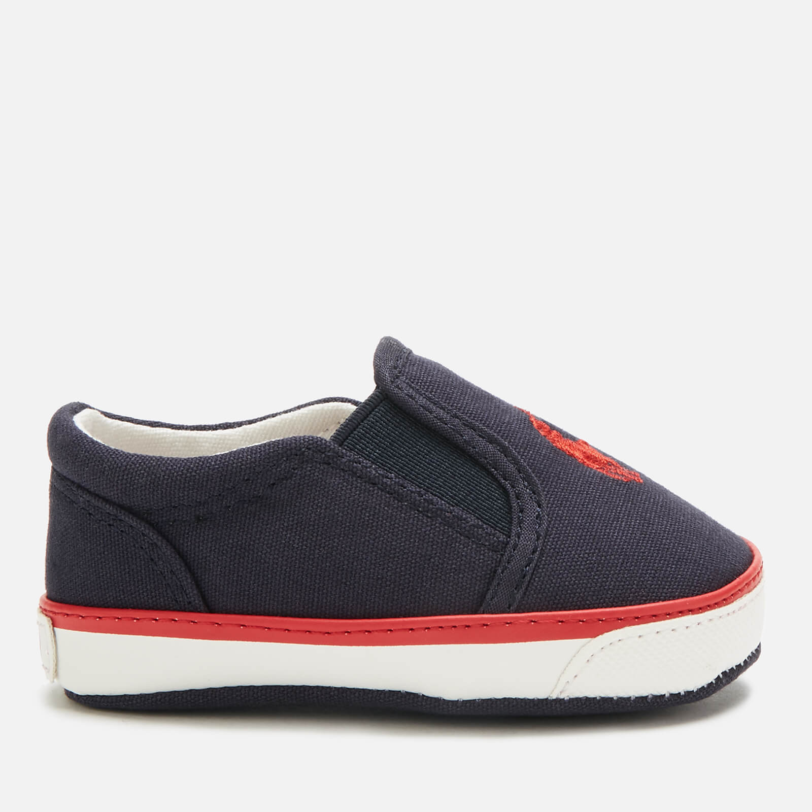 On Bal Slip Polo Ralph Babies' Canvas Harbour Lauren Pumps Navyred Pp Ii SUzqVpGM