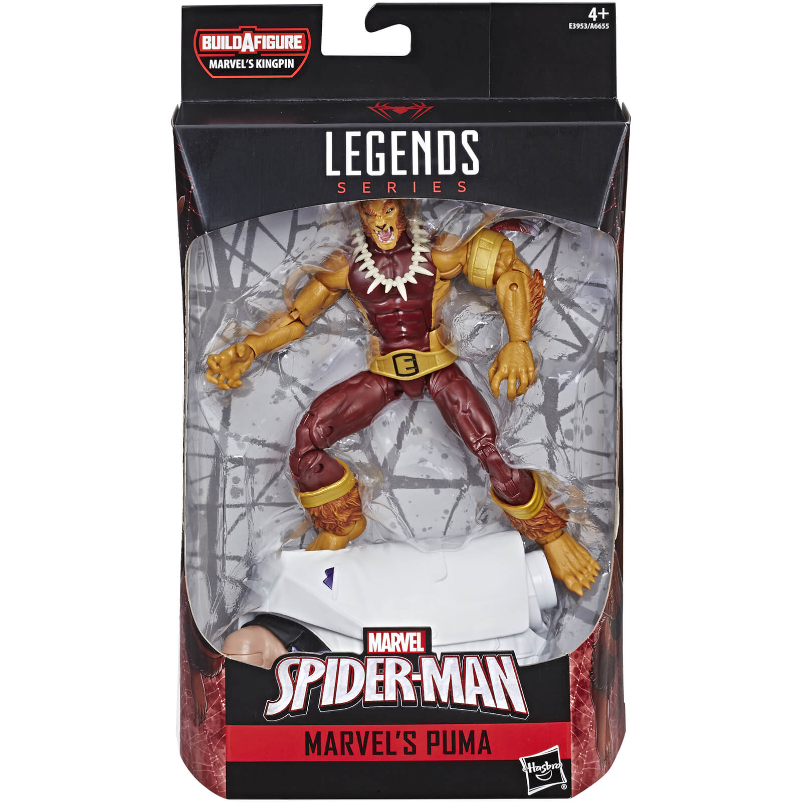 Hasbro Marvel Legends Series Spider Man 6 Inch Puma Figure