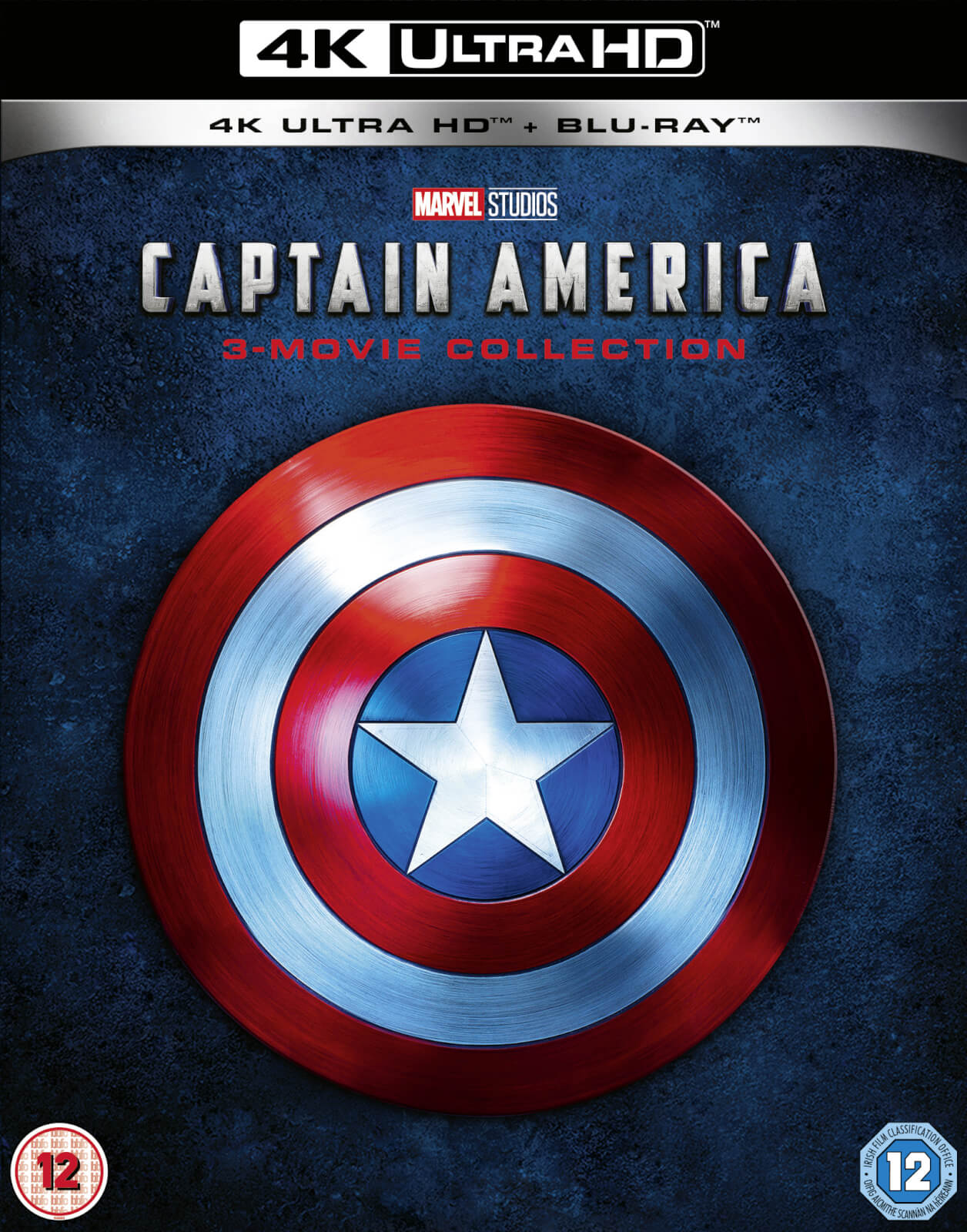Captain America Trilogy 4k Ultra Hd Includes Blu Ray Blu Ray