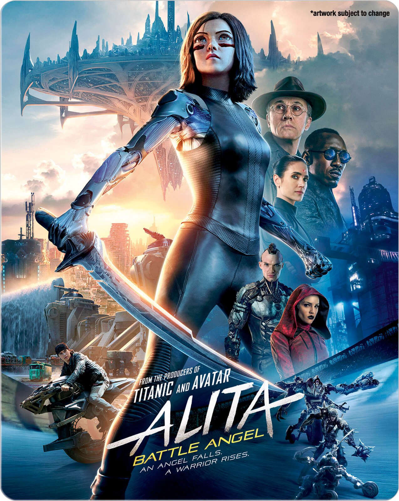 Alita Battle Angel 2019 In Hindi Dual Audio 720p HDRip 950MB