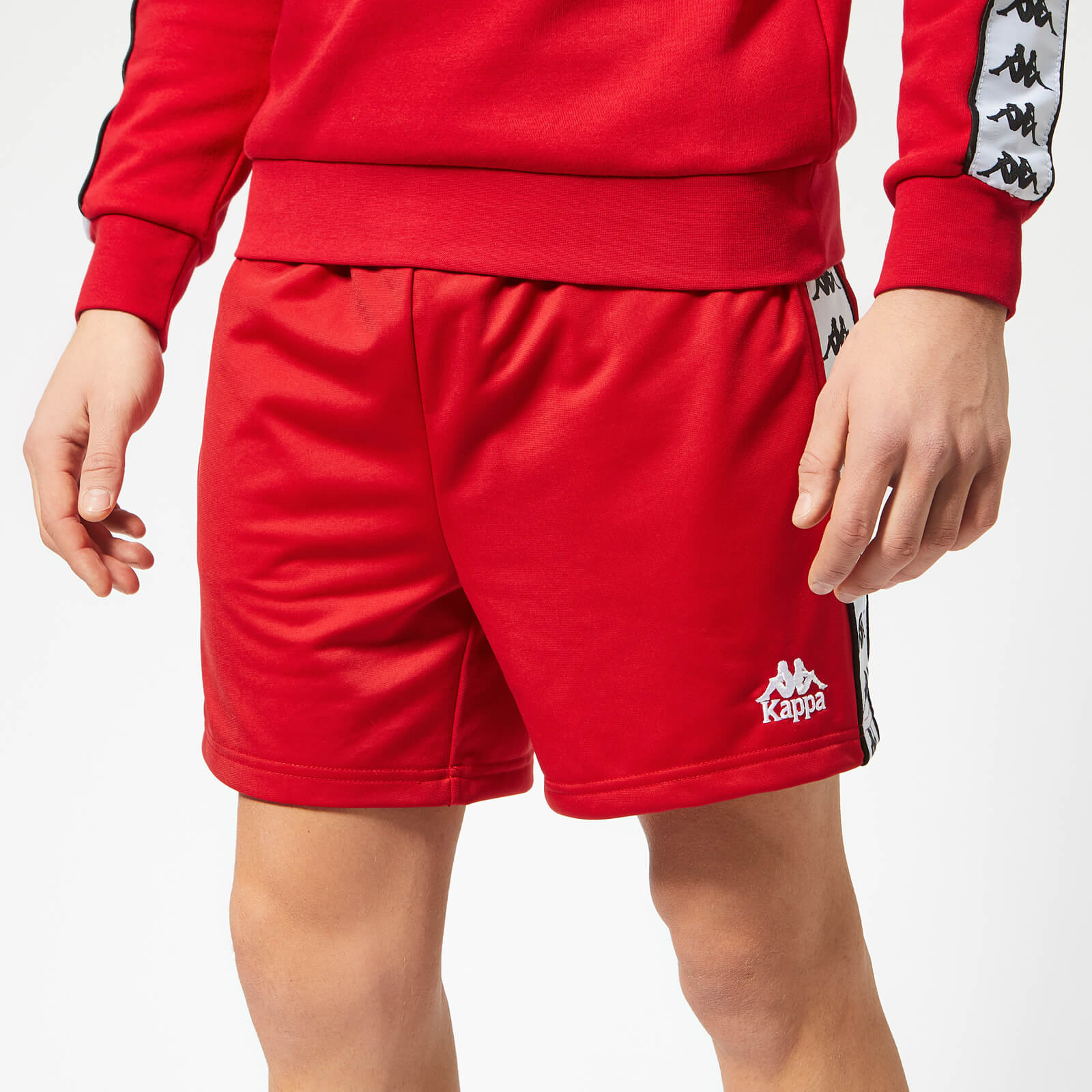 kappa shorts red
