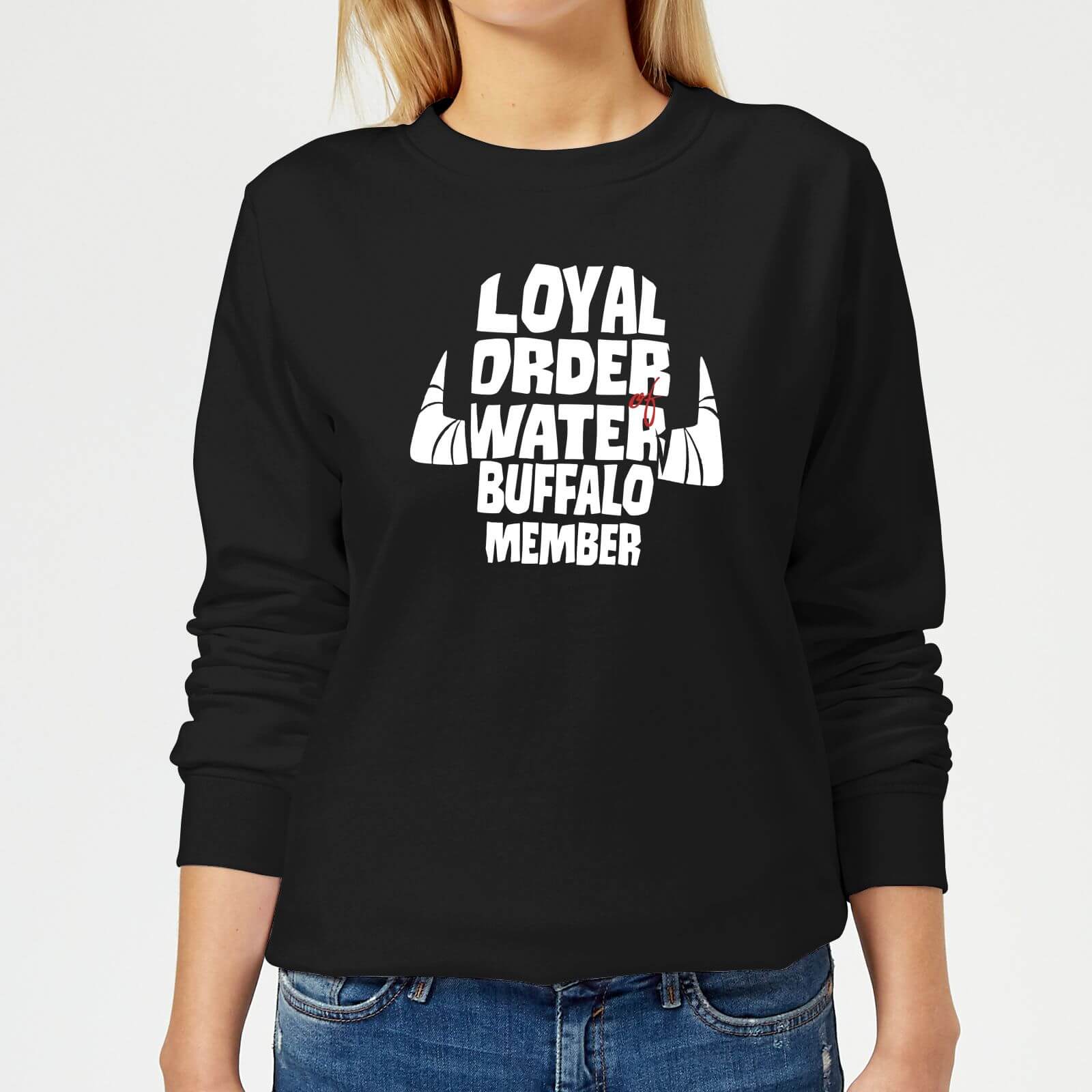 The Flintstones Loyal Order Of Water Buffalo Member Women's The Flintstones Loyal Order Of Water Buffalo Member Hoodie