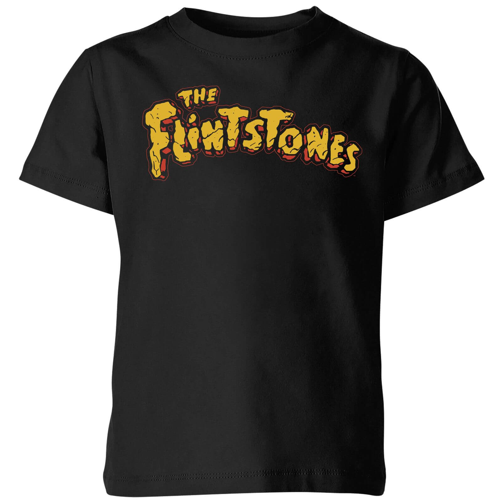 The Flintstones Logo Kids T Shirt Black Clothing Zavvi Uk From cow and chicken and the flintstones. the flintstones logo kids t shirt black