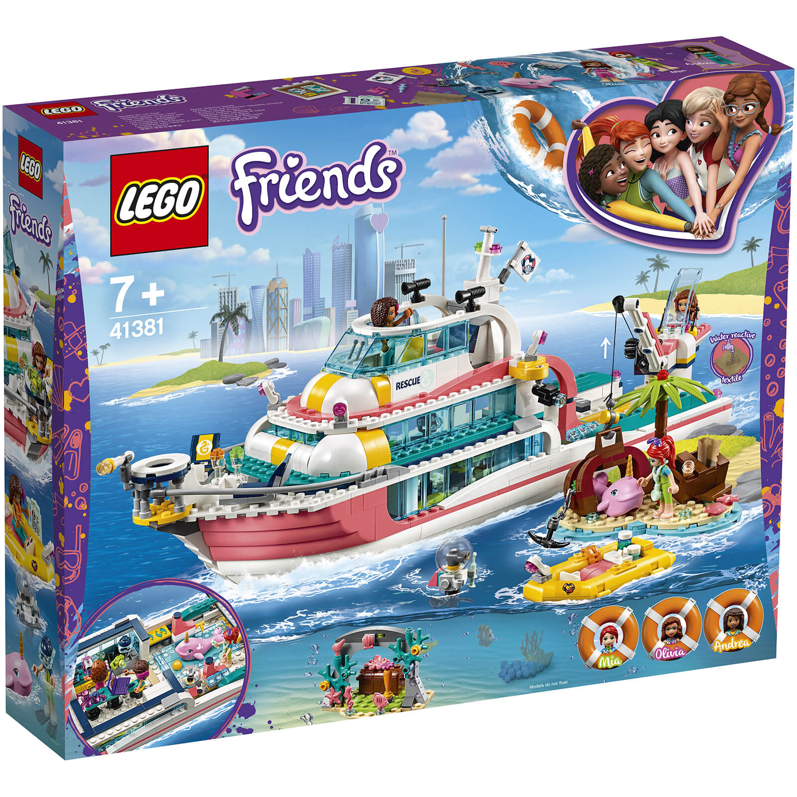 lego friends rescue mission boat