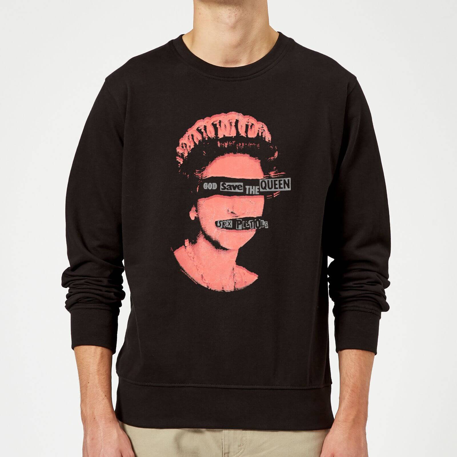 Sex Pistols God Save The Queen Sweatshirt Black Clothing Zavvi Uk