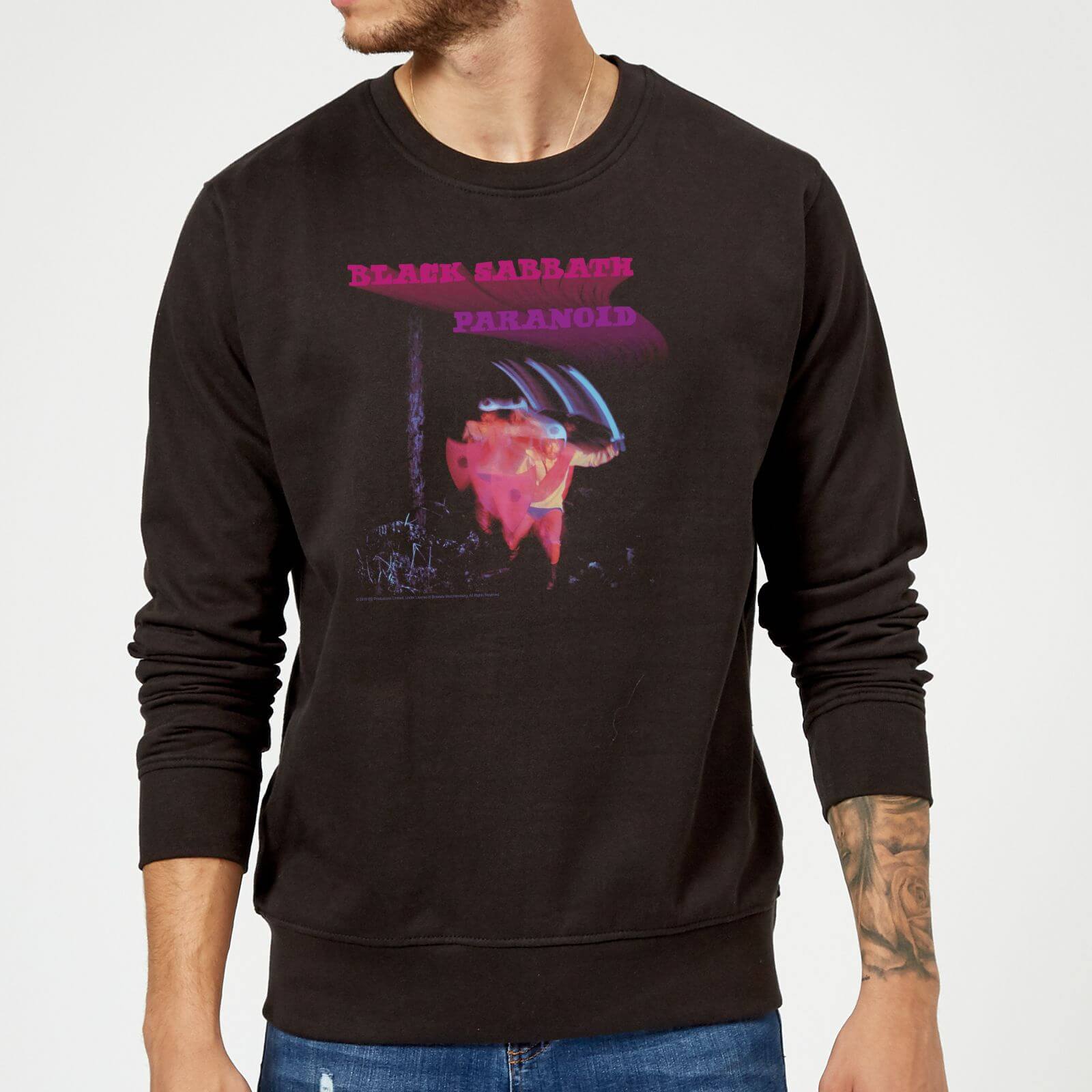 Black Sabbath Paranoid Sweatshirt Black Clothing Zavvi Us