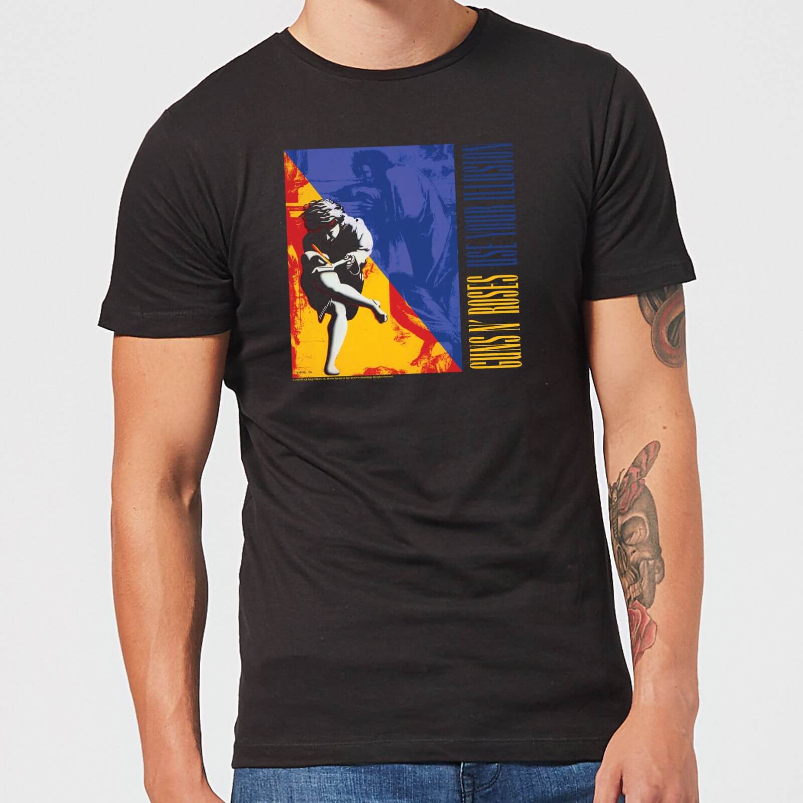 Guns N Roses Use Your Illusion Men S T Shirt Black Clothing