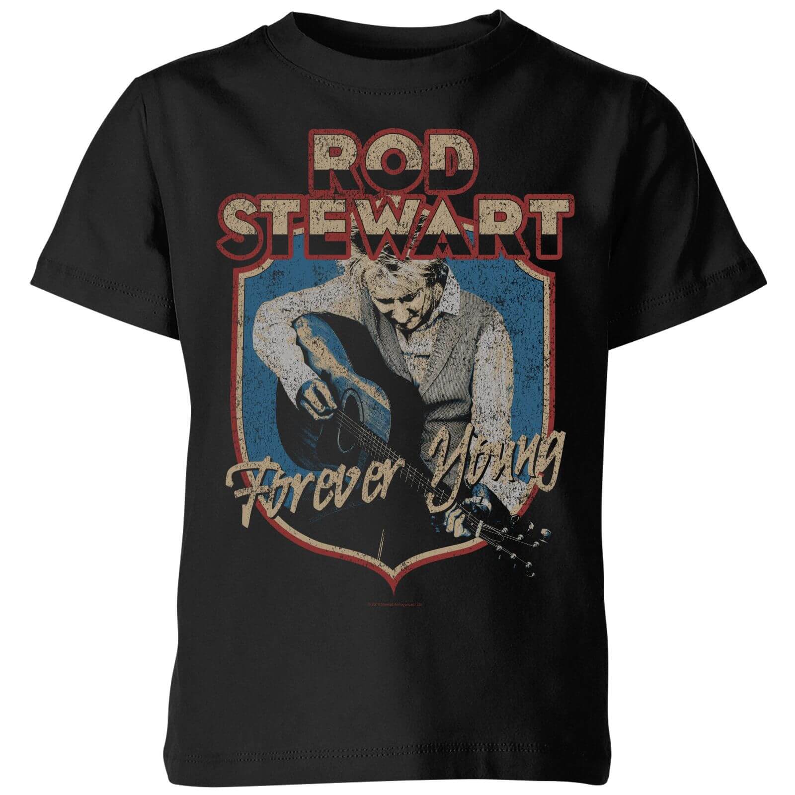 Rod Stewart Forever Young Kids T Shirt Black Iwoot Uk