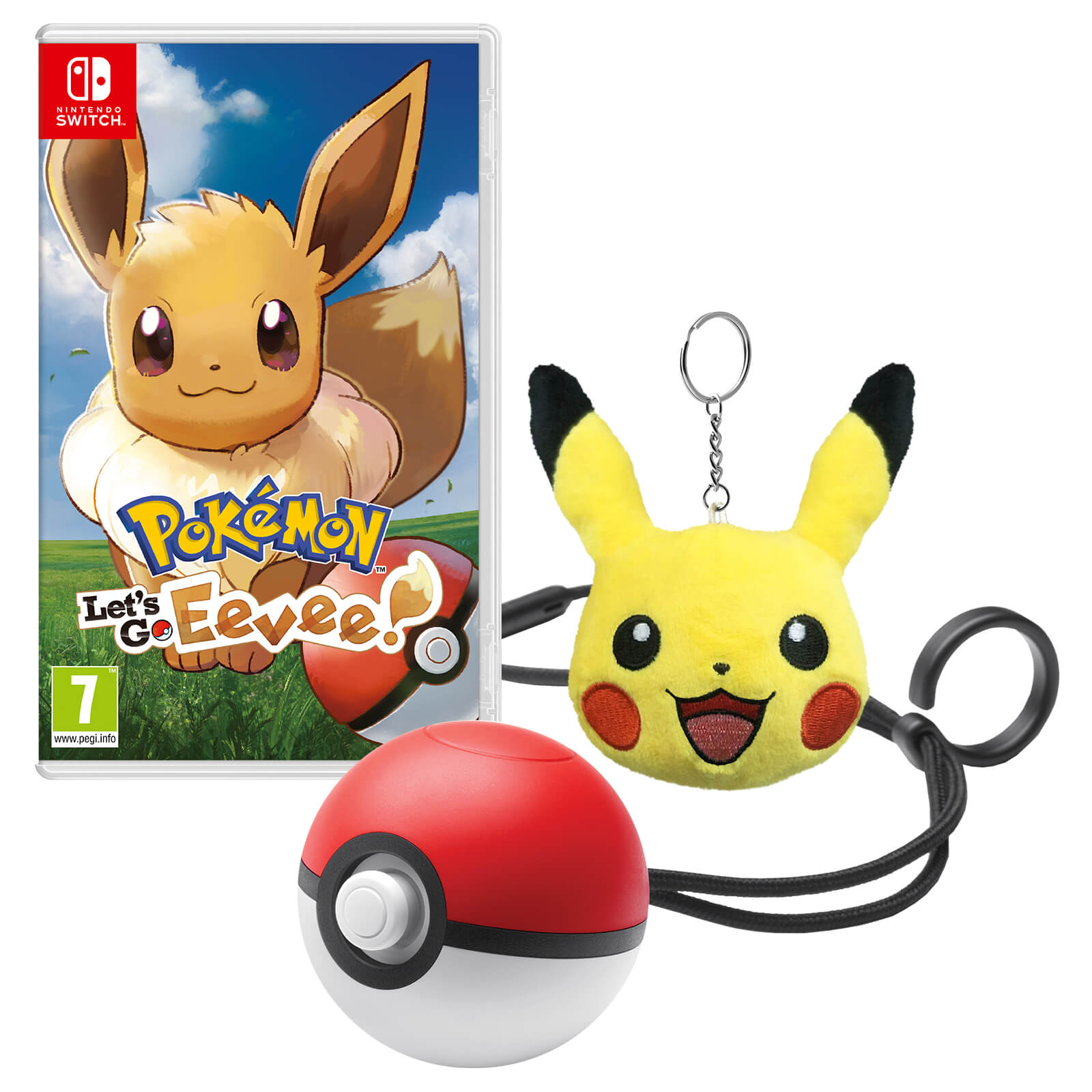 pikachu & eevee poke ball collection