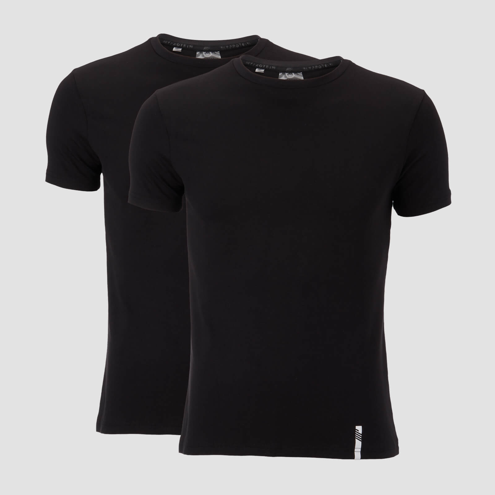 Luxe Classic Crew T-Shirt (2 Pack) - Black/Black