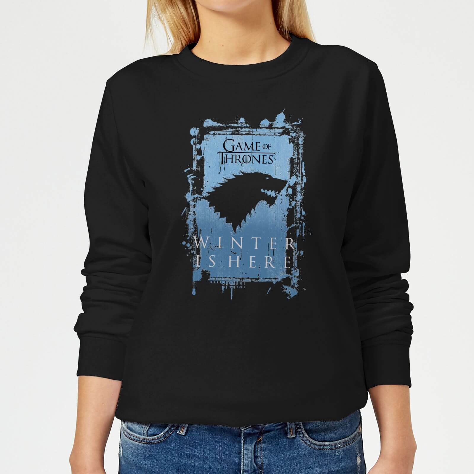 Game Of Thrones Winter Is Here Women S Sweatshirt Black Clothing