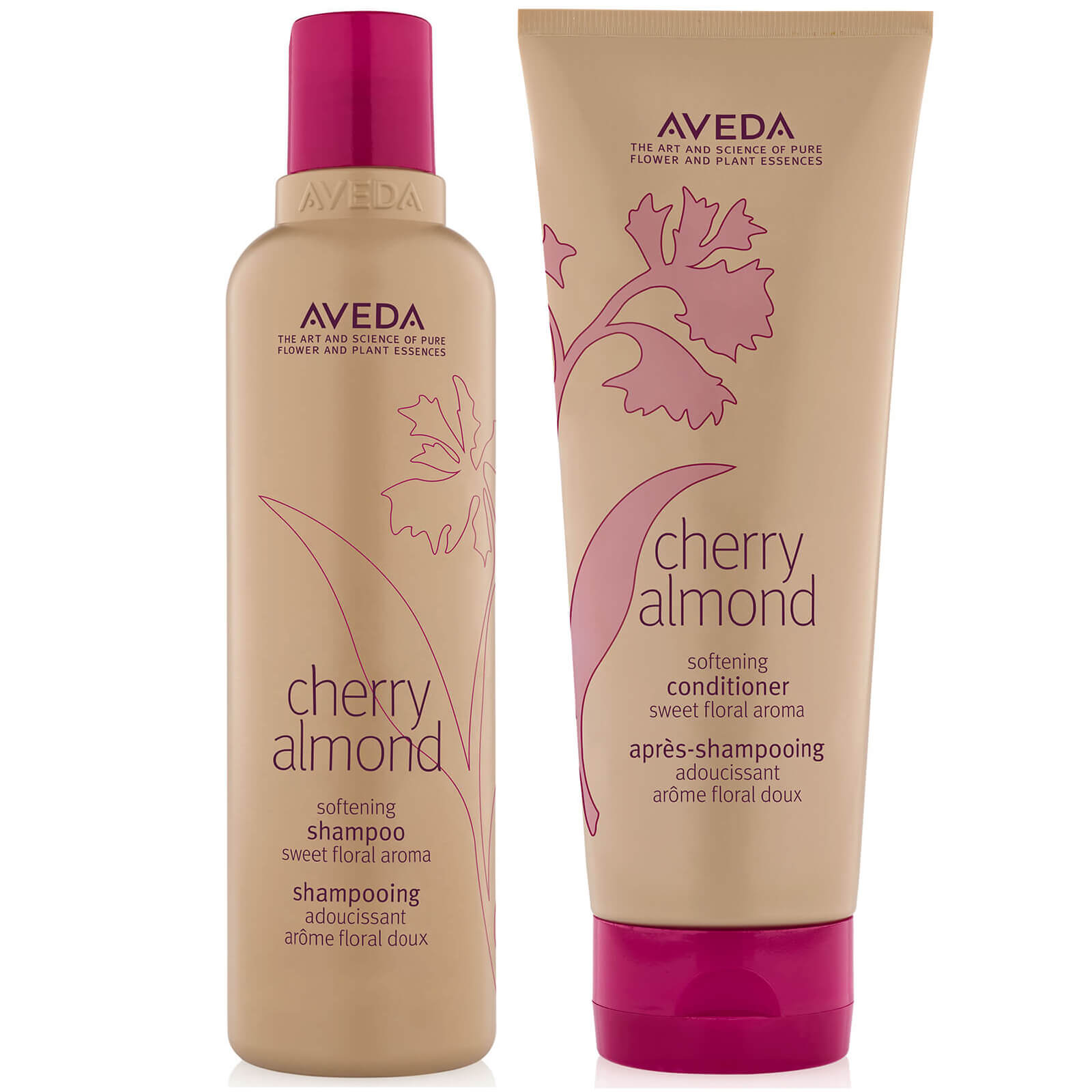 Aveda Cherry Almond Shampoo Conditioner Duo Free Shipping