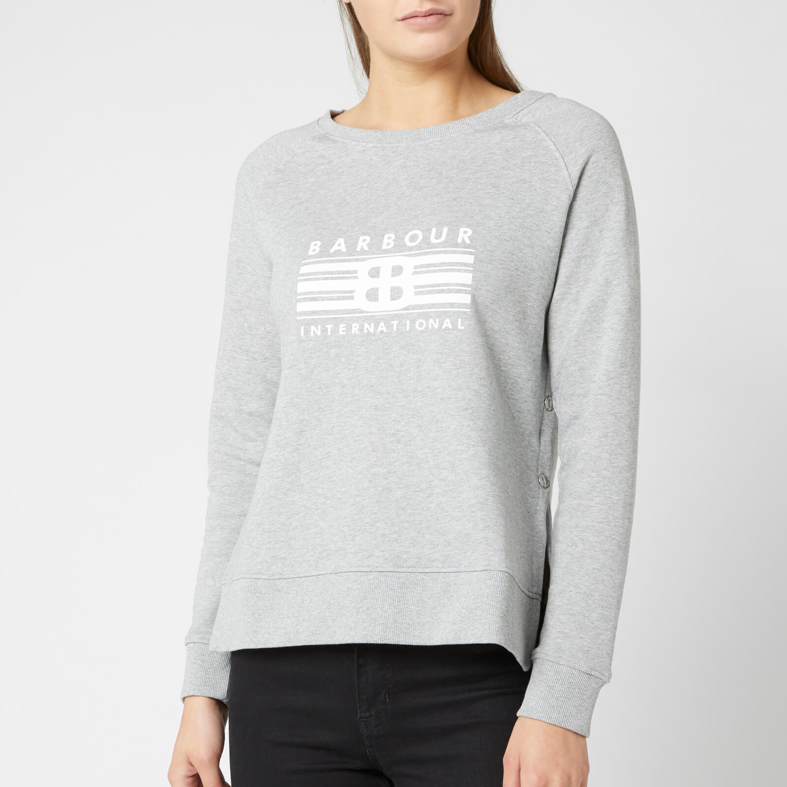 barbour international sweatshirt grey
