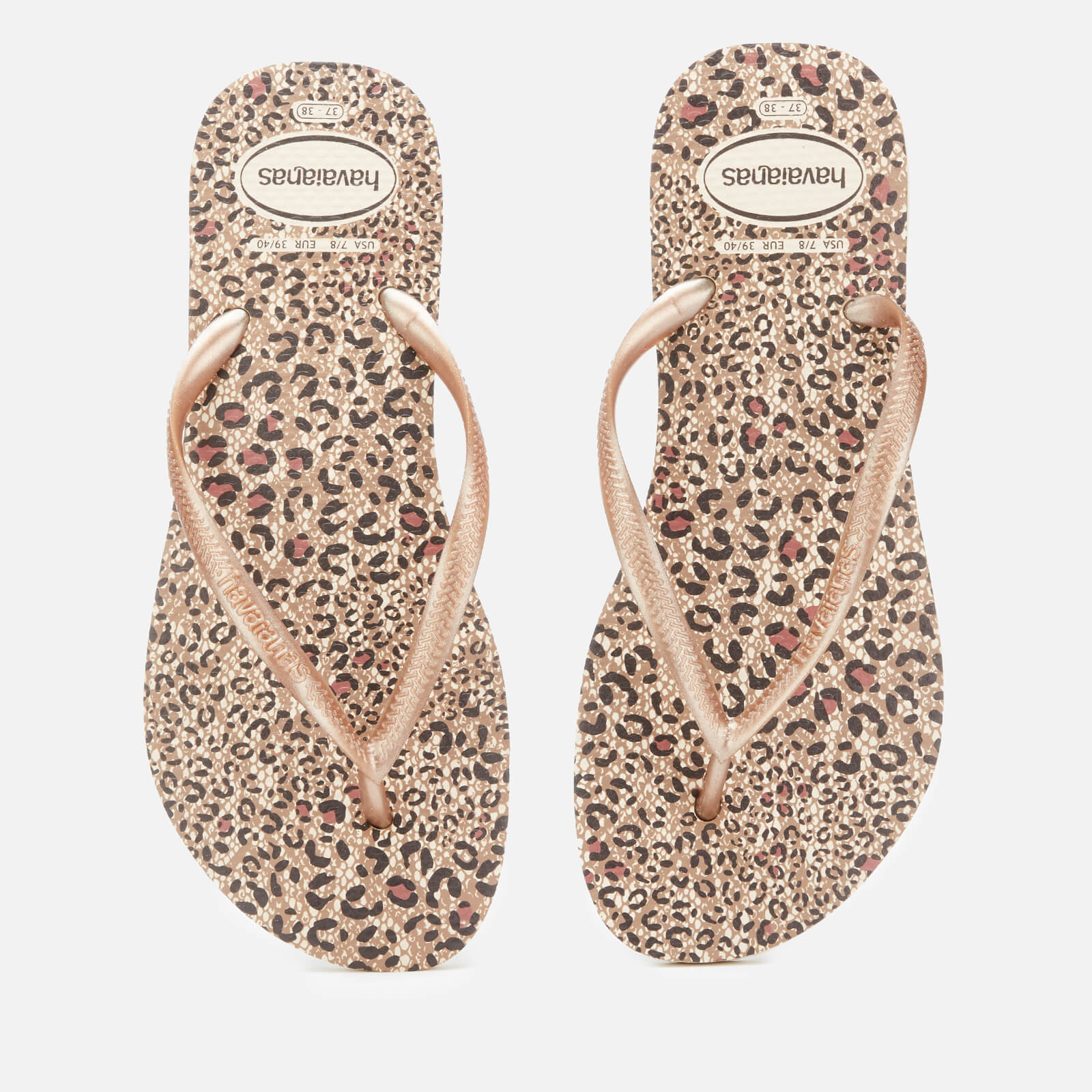havaianas leopard slim