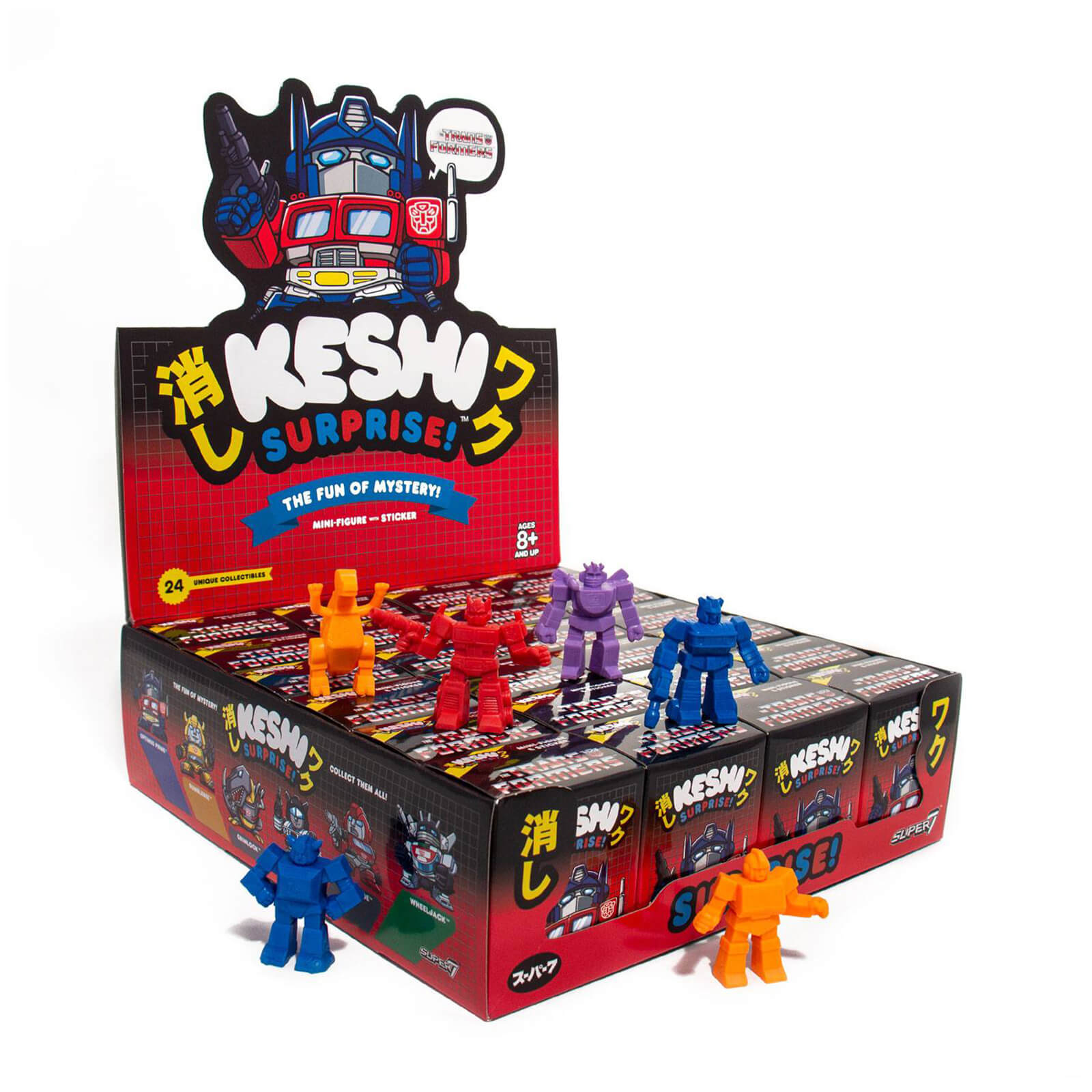 Keshi Surprise Transformers Decepticons Mini-Figure Soundwave Red