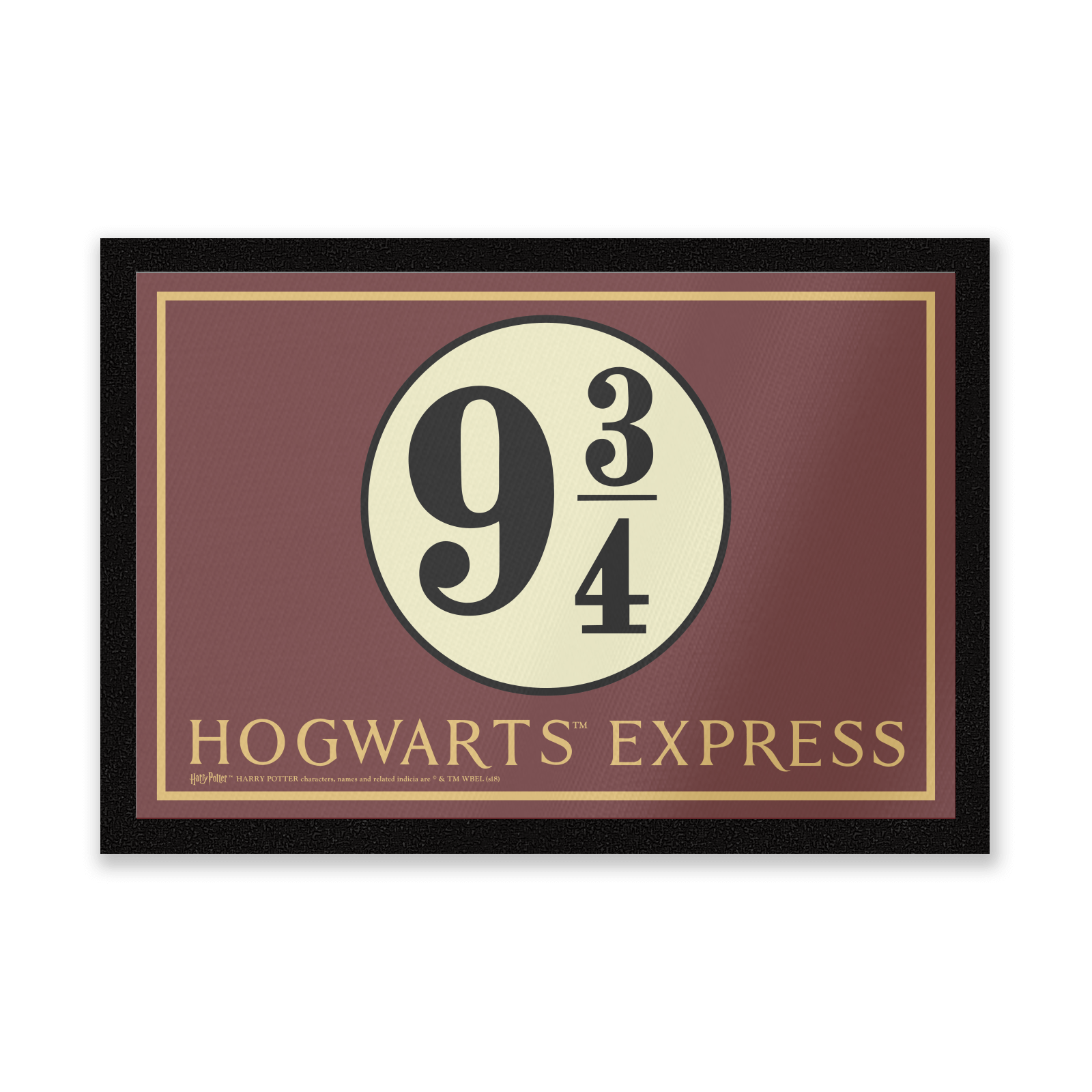 Harry Potter Platform 9 3 4 Entrance Mat Homeware Zavvi Us