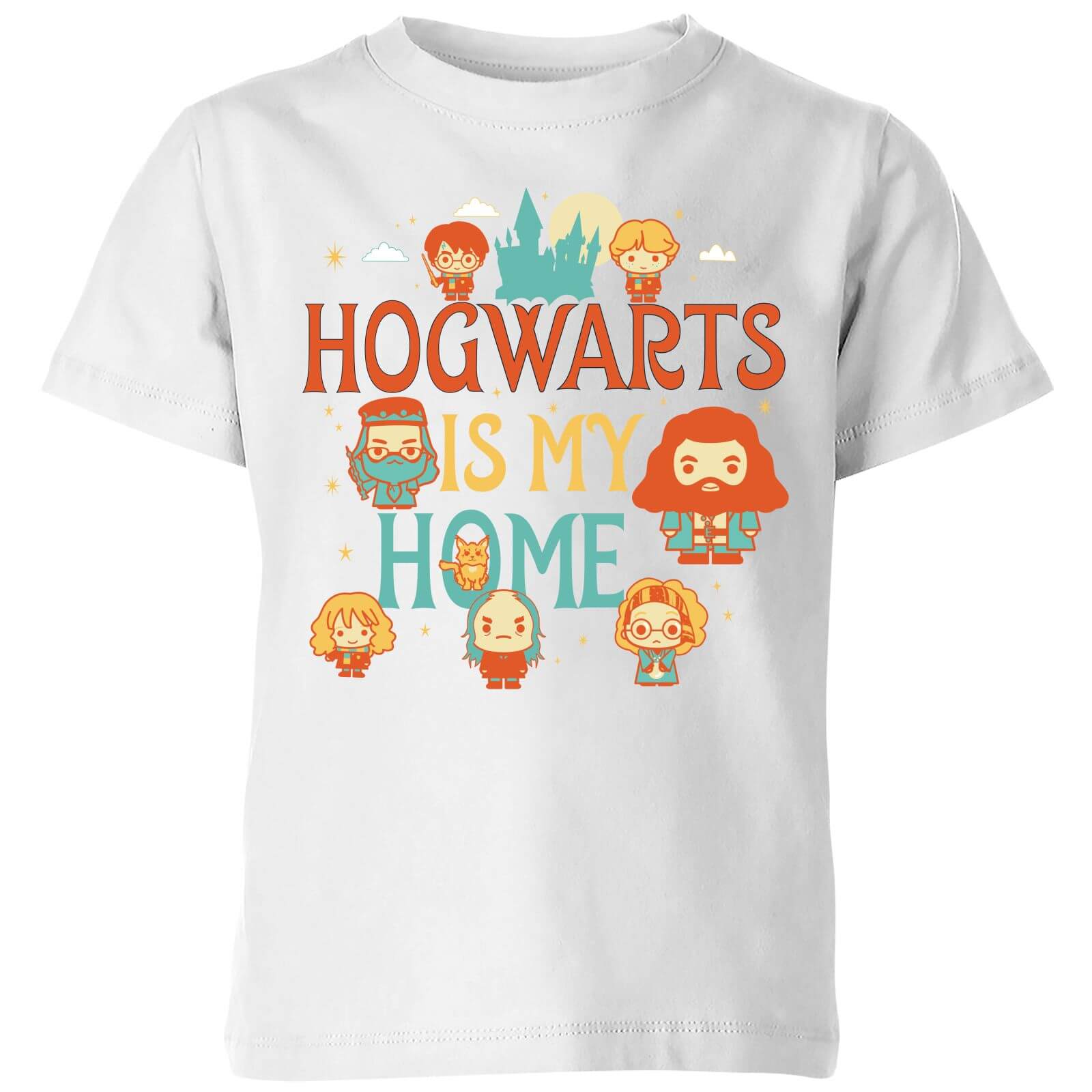 Harry Potter Kids Hogwarts Is My Home Kids T Shirt White