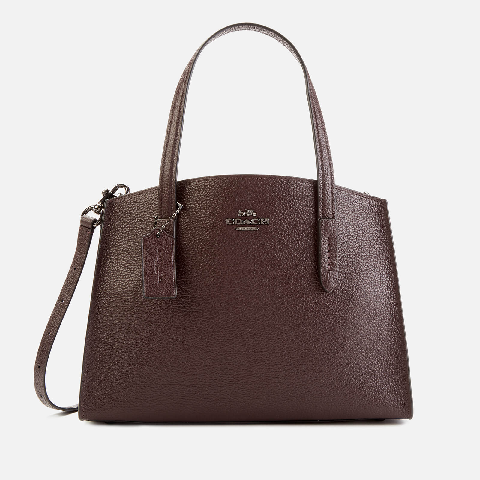 oxblood coach wallet