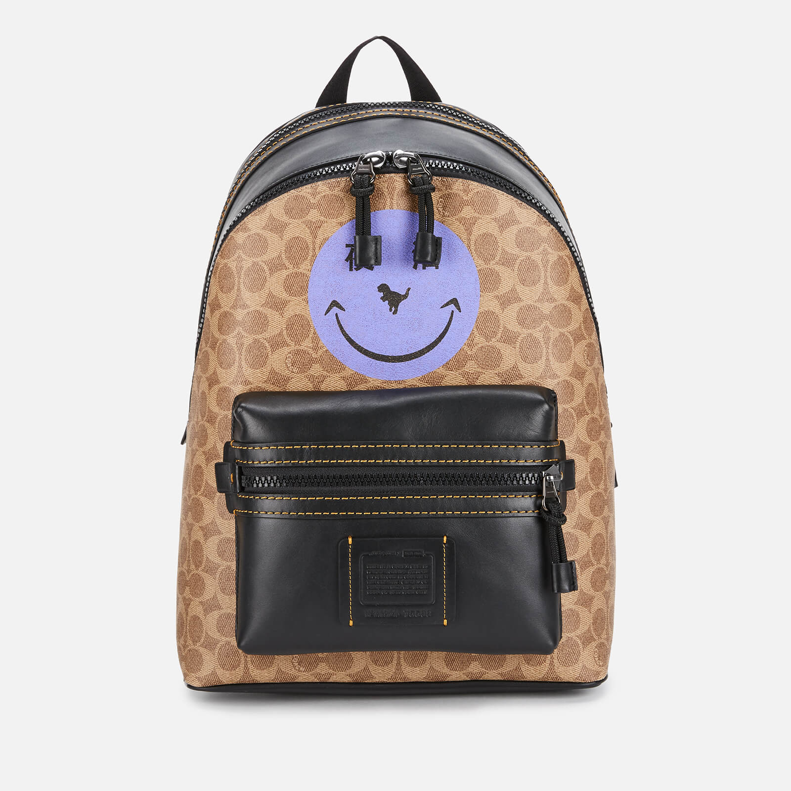 academy backpack in signature canvas with rexy