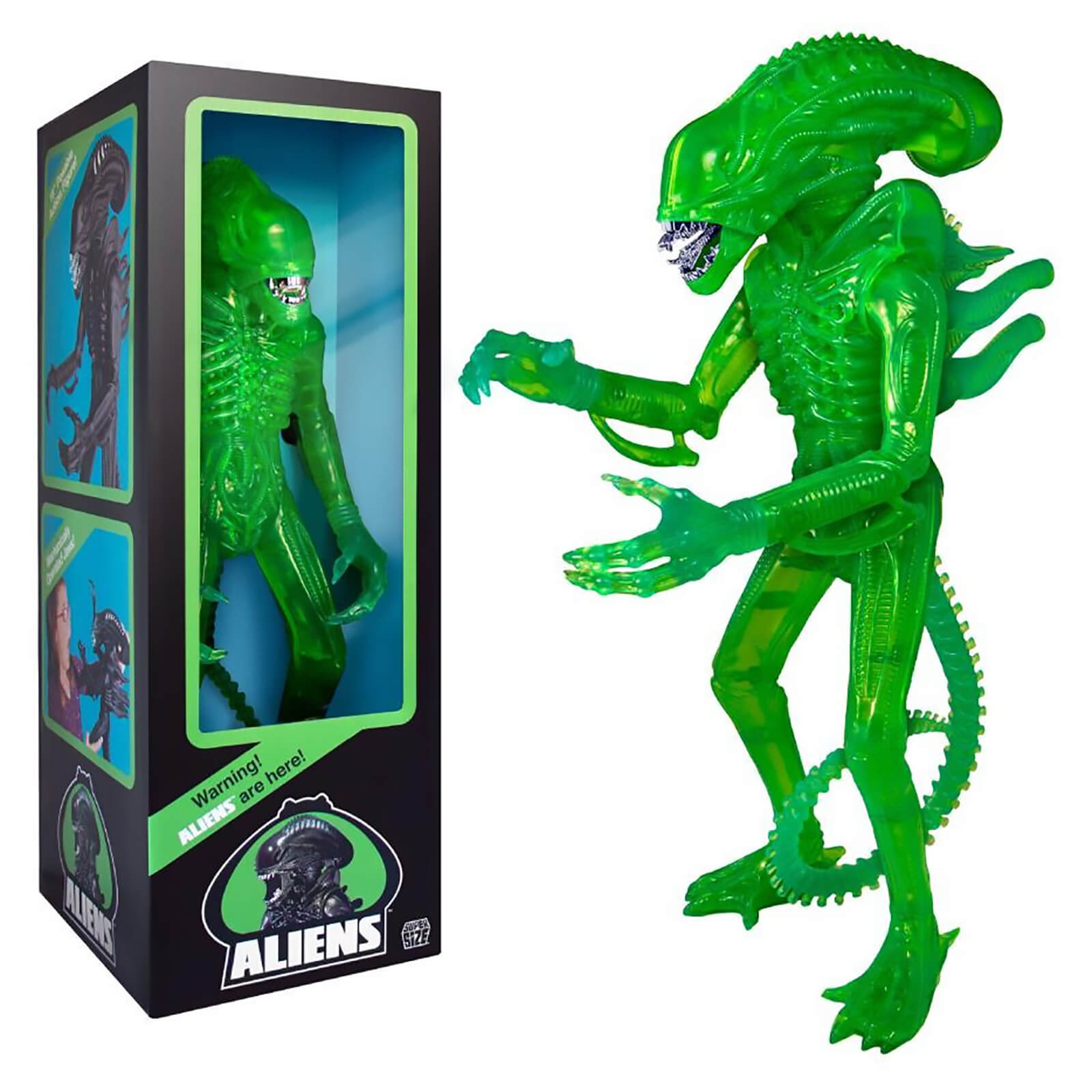 Super7 Alien 18 Inch Blood Acid Green Xenomorph Figure Merchandise