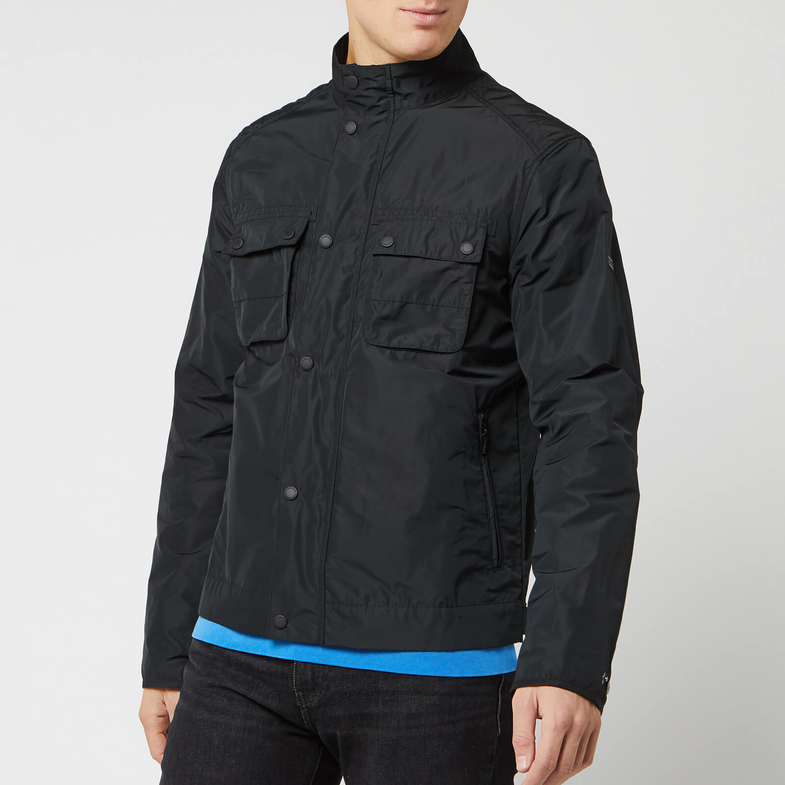 barbour stannington jacket black
