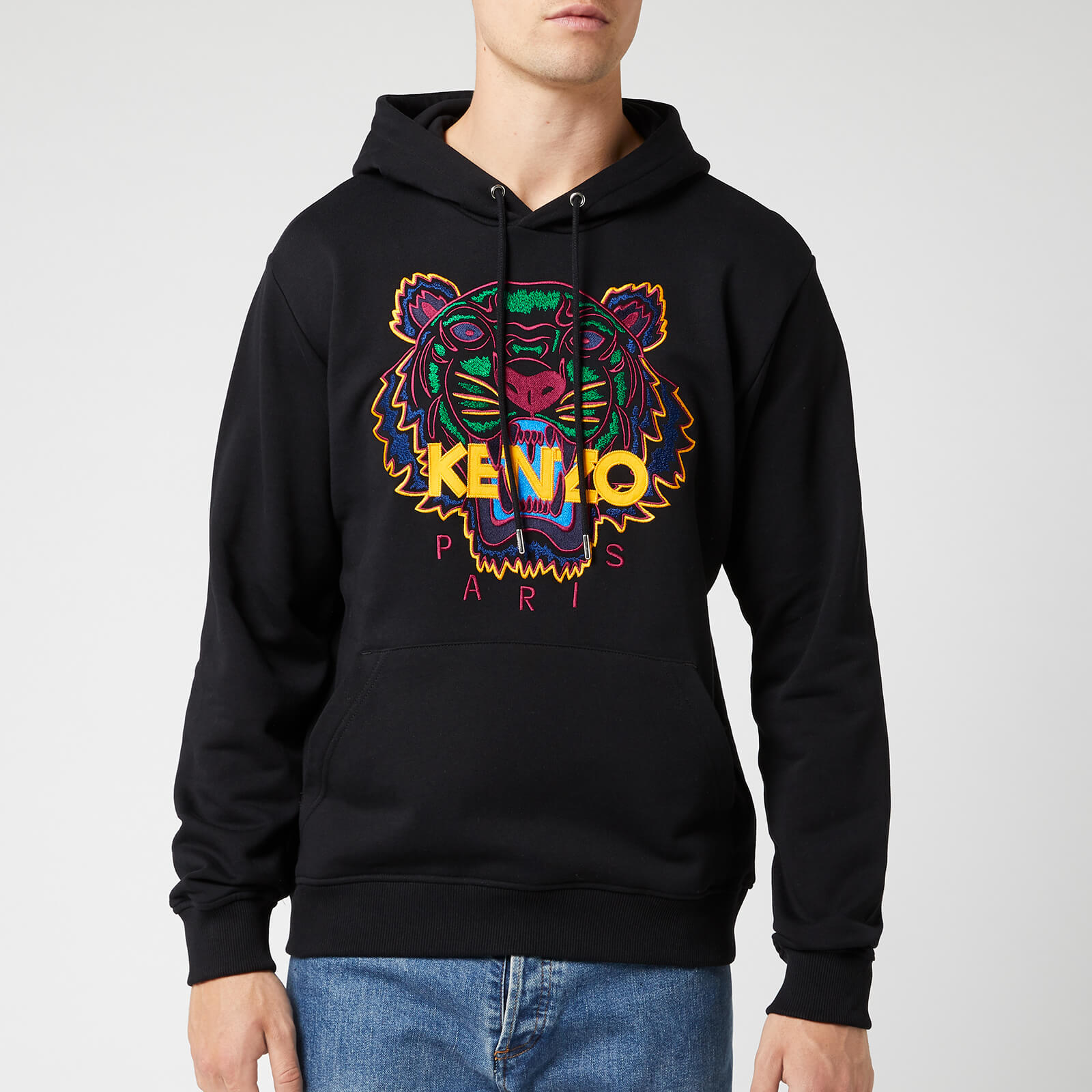 kenzo black tiger sweatshirt mens