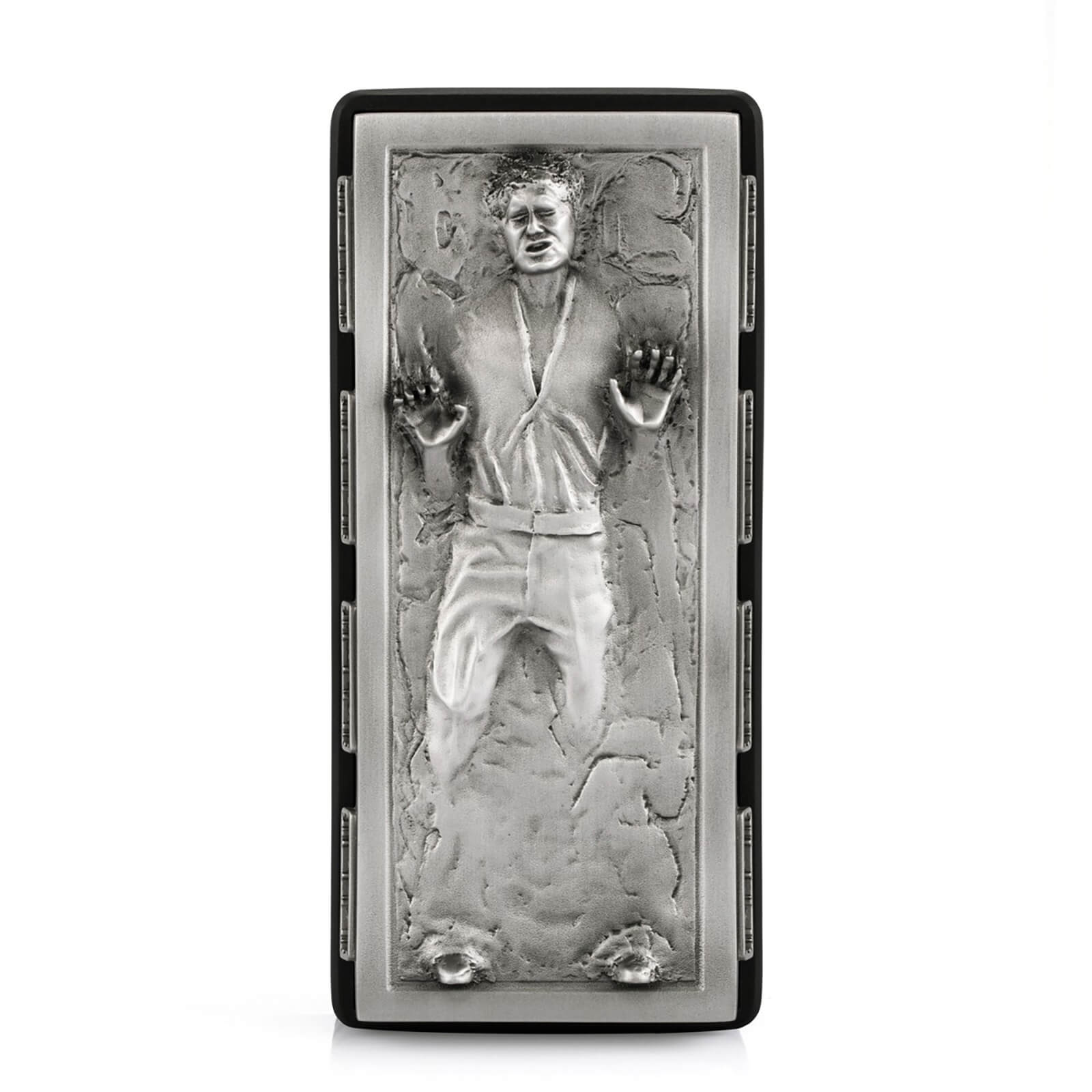 Royal Selangor Star Wars Han Solo Frozen In Carbonite Pewter Container 7 5cm