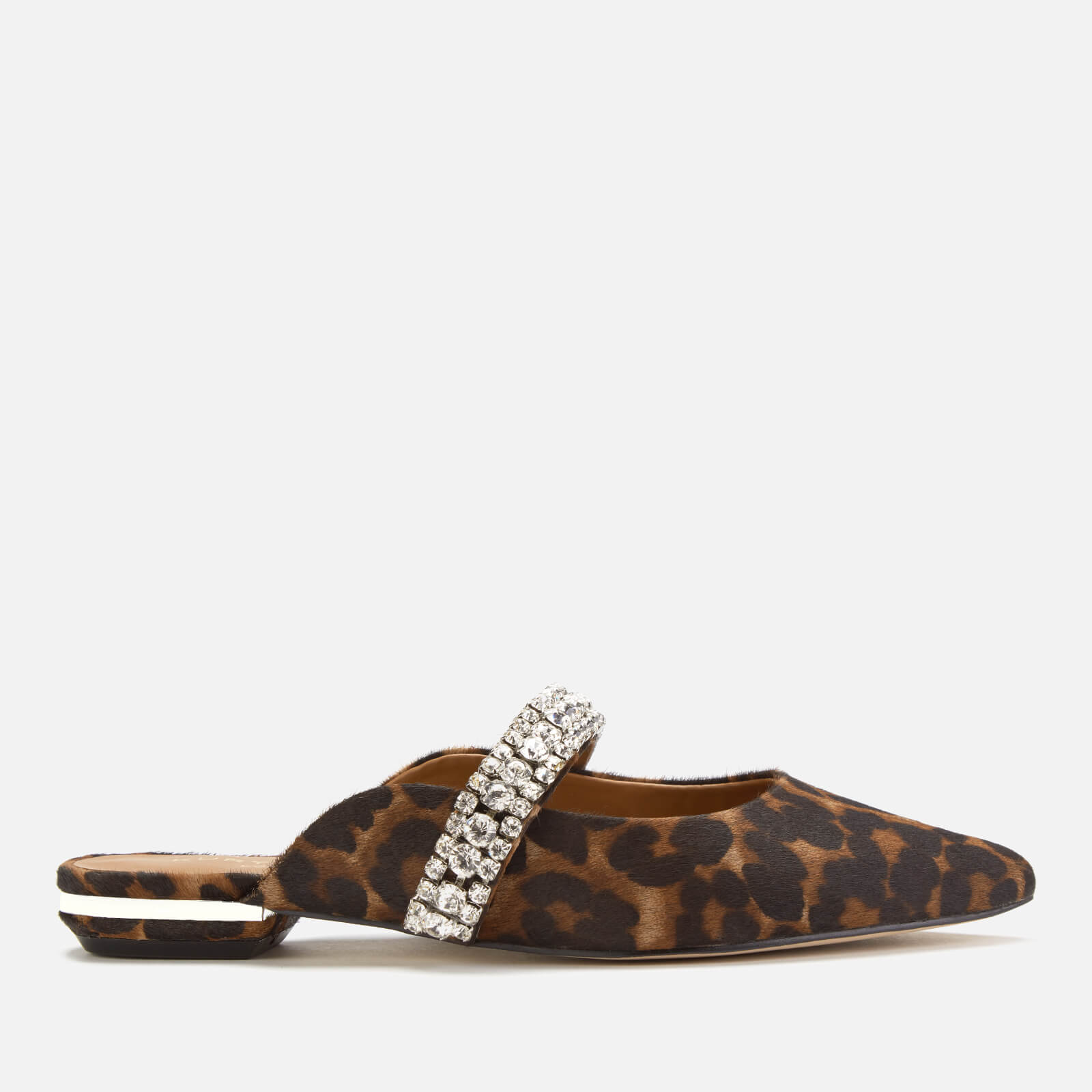 cheetah print mules