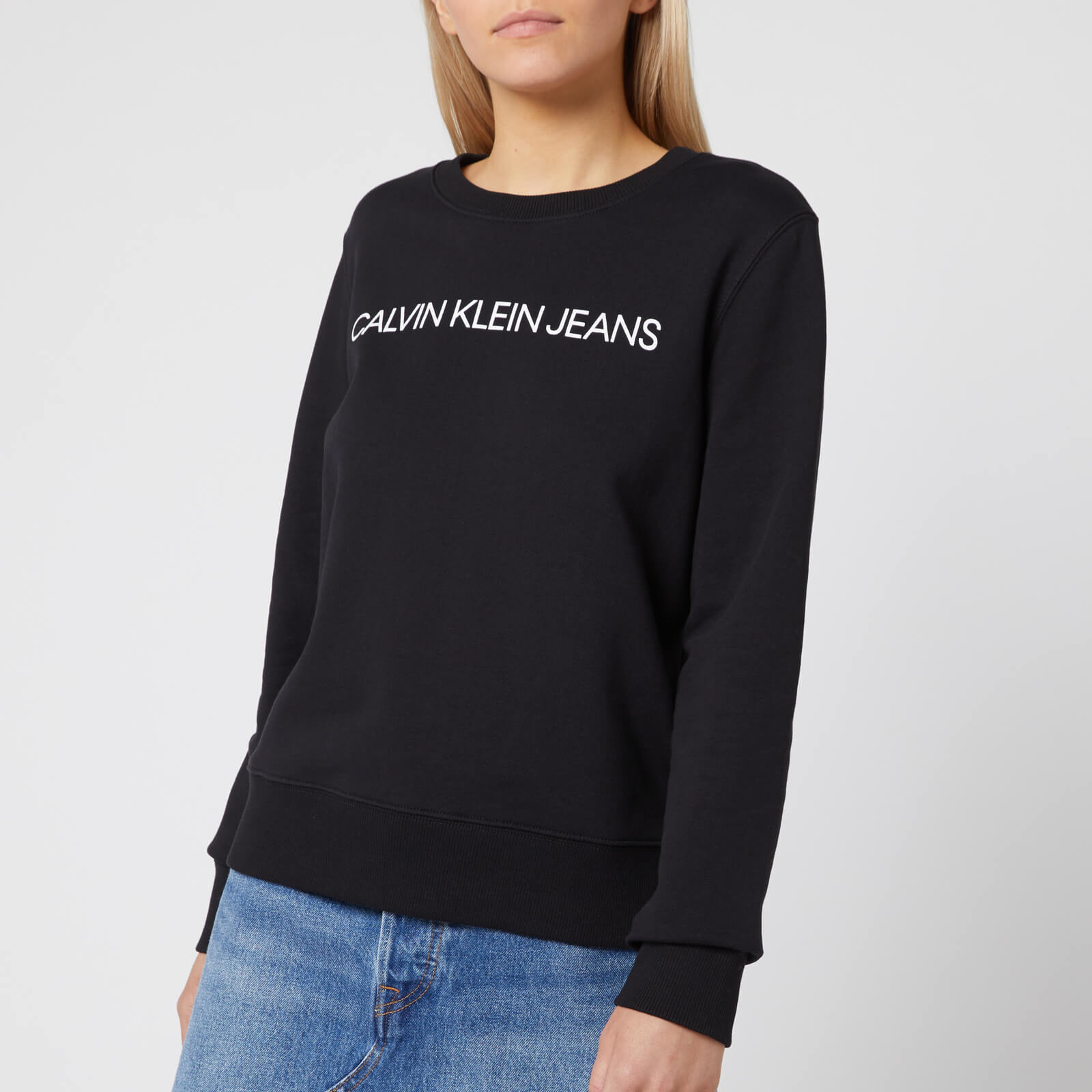 women's black calvin klein sweatshirt