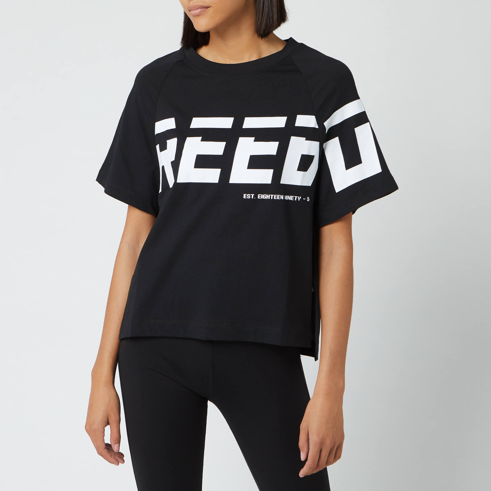 reebok black t shirt