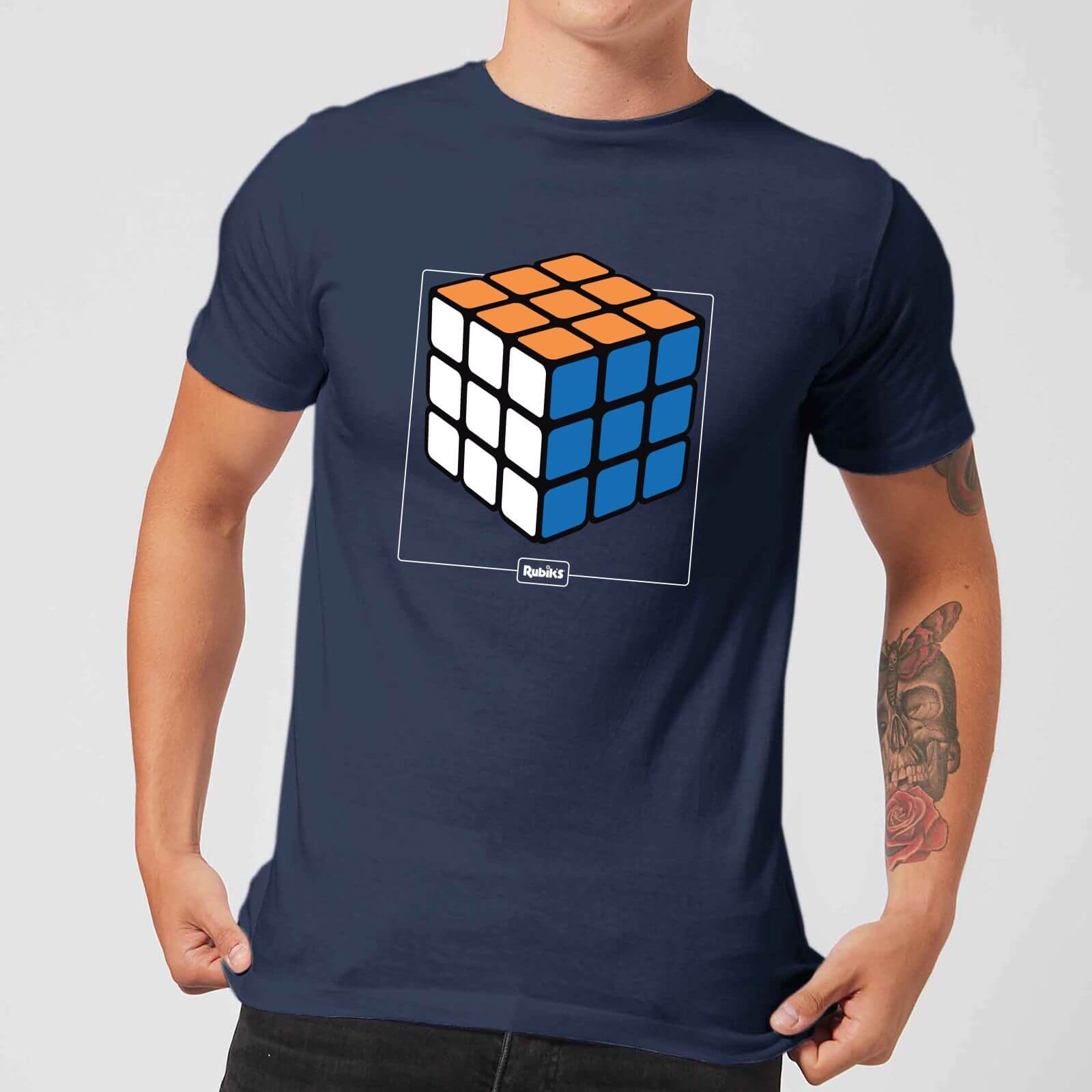 Rubik S Complete Men S T Shirt Navy Clothing Zavvi Us
