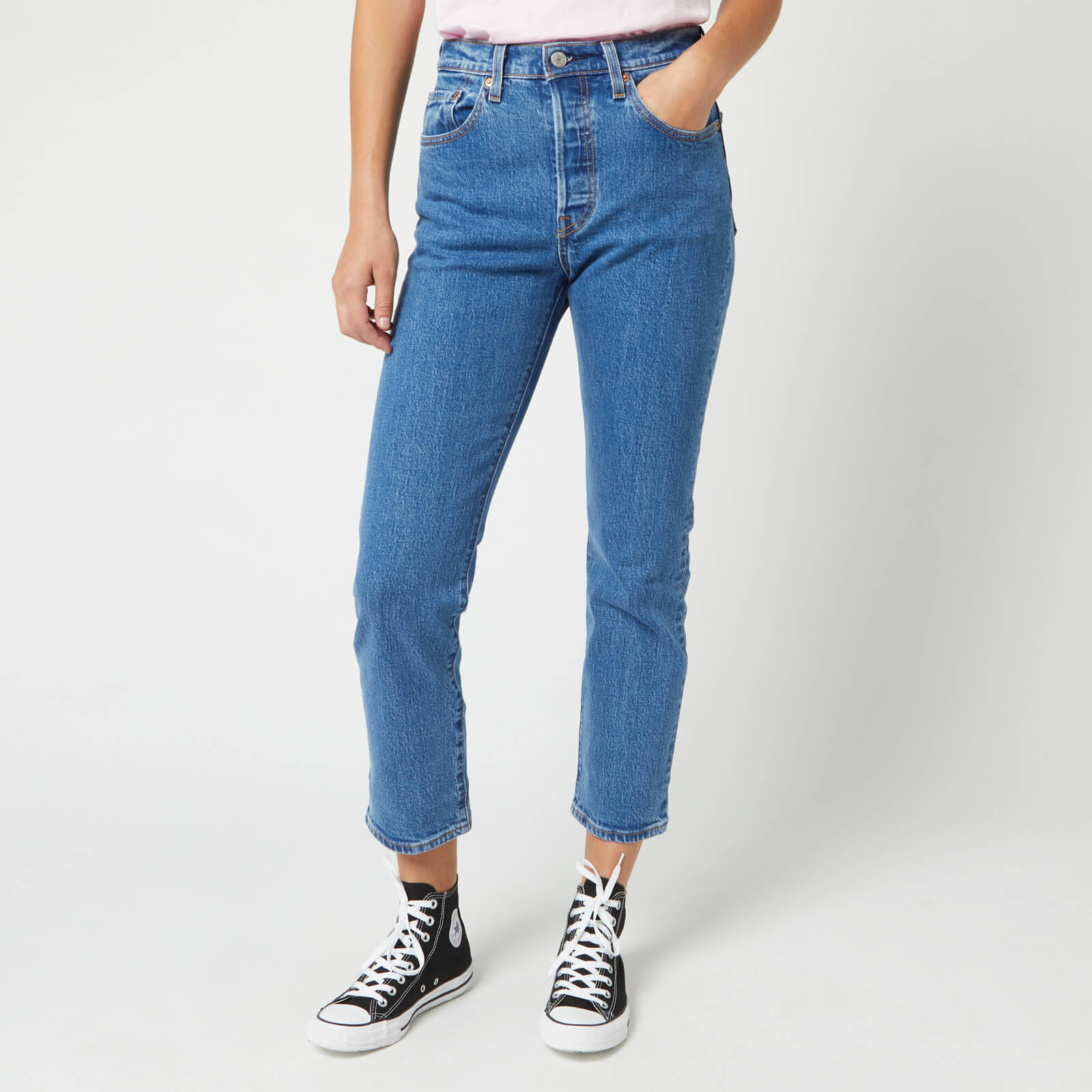 levis 501 crop jive stonewash