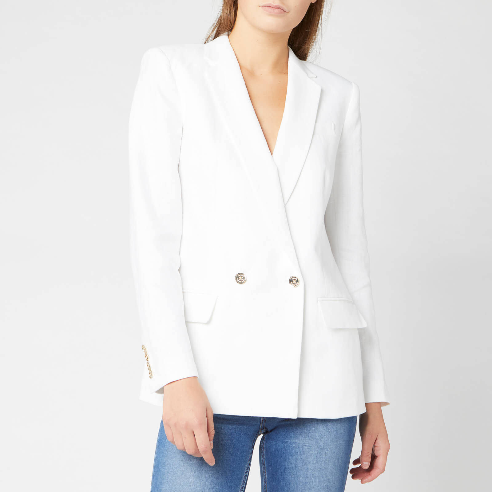 michael kors linen blazer