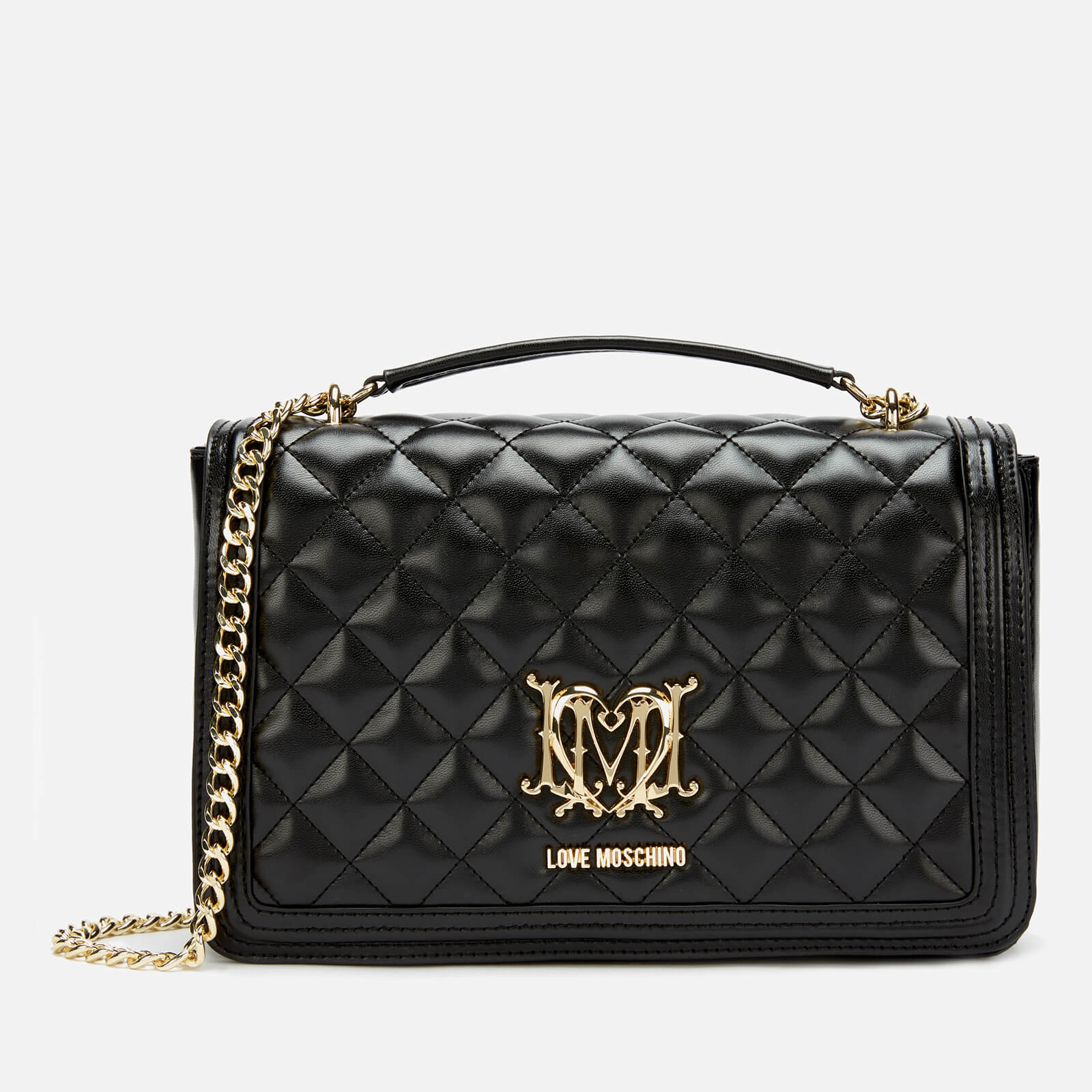 black moschino bag