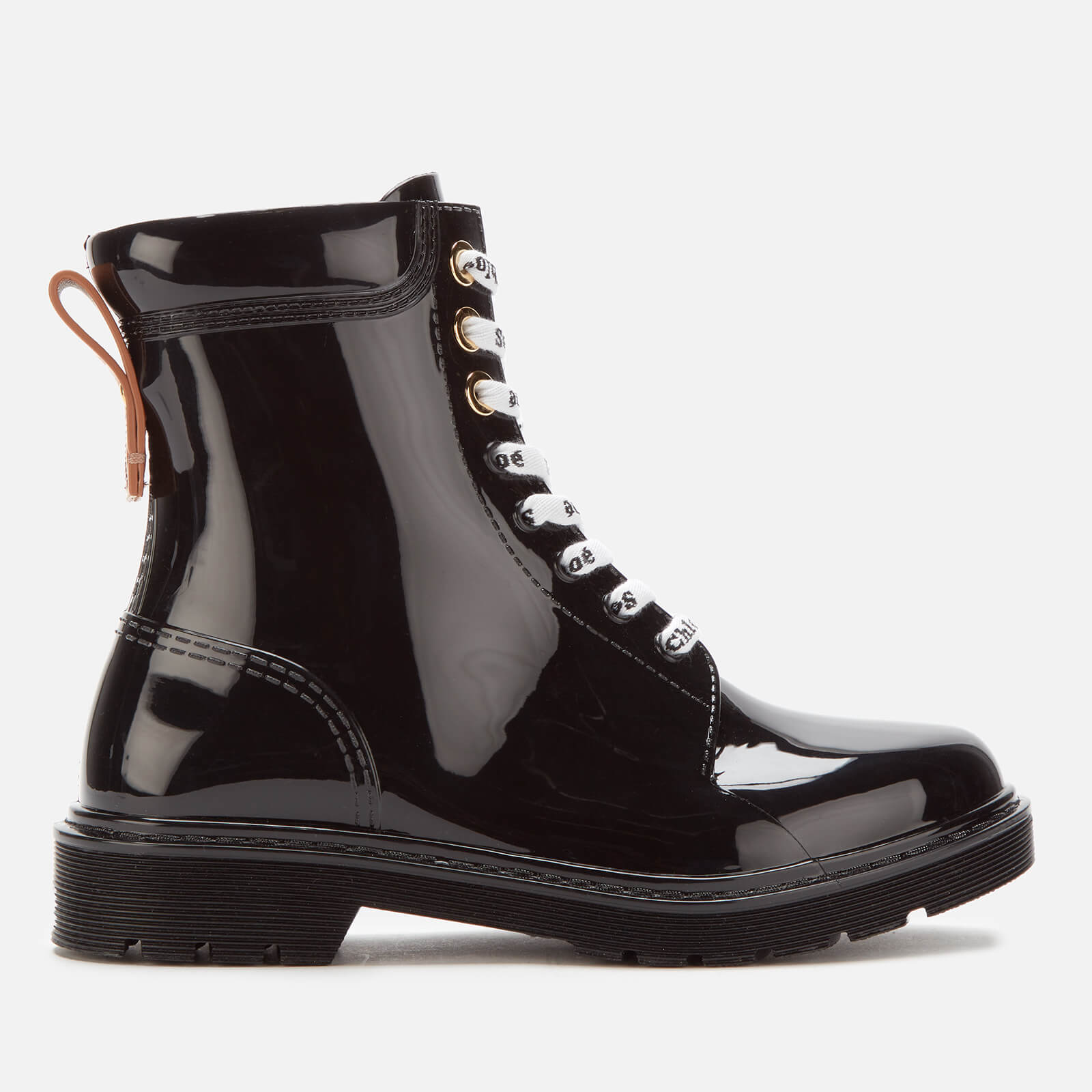 see by chloe lace up boots