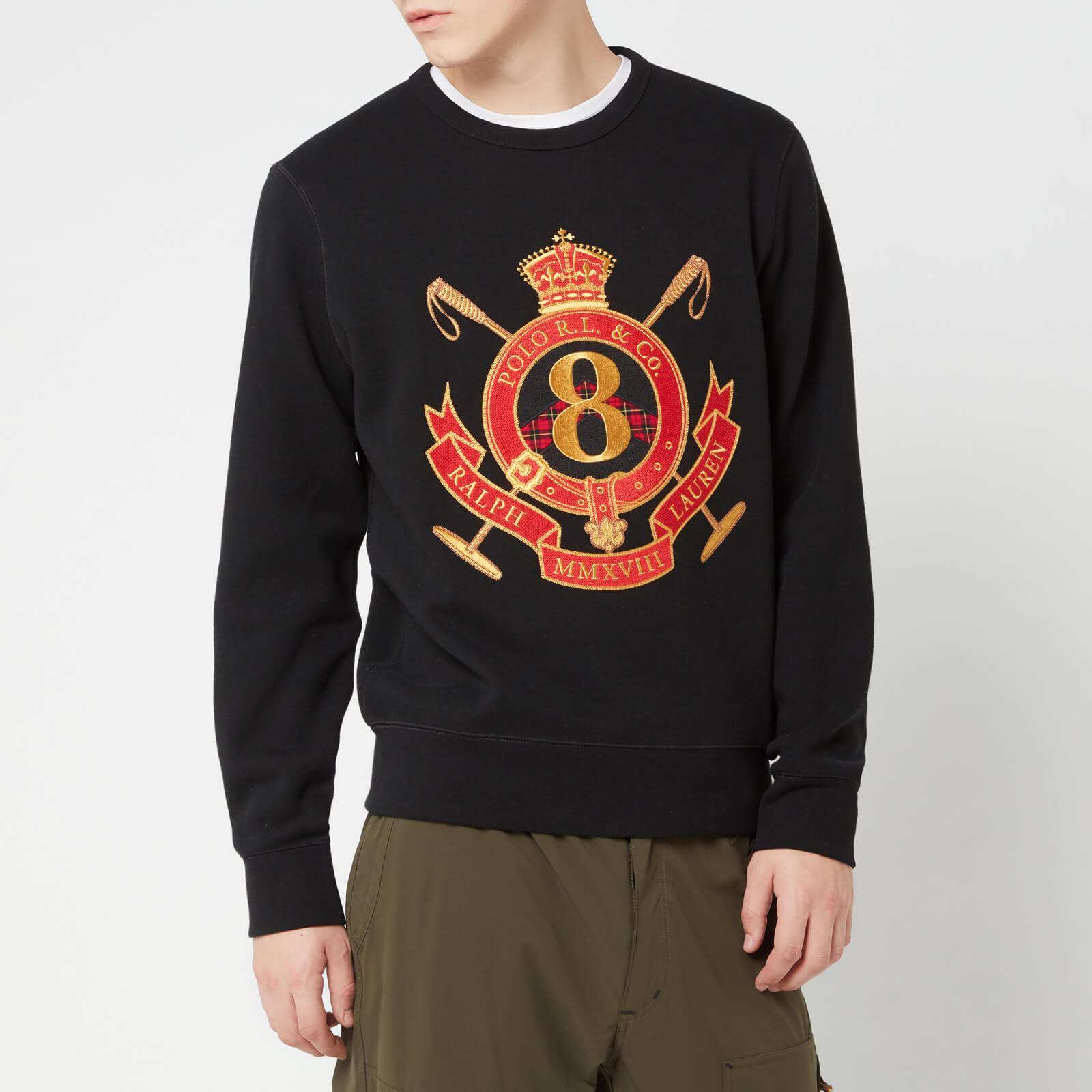 polo crest sweatshirt