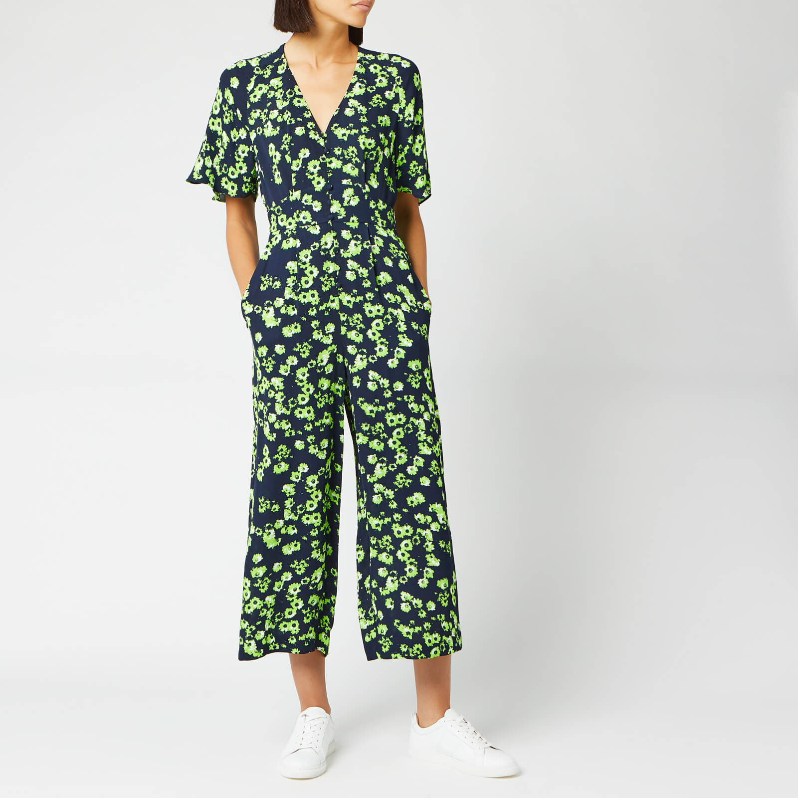 whistles green jumpsuit