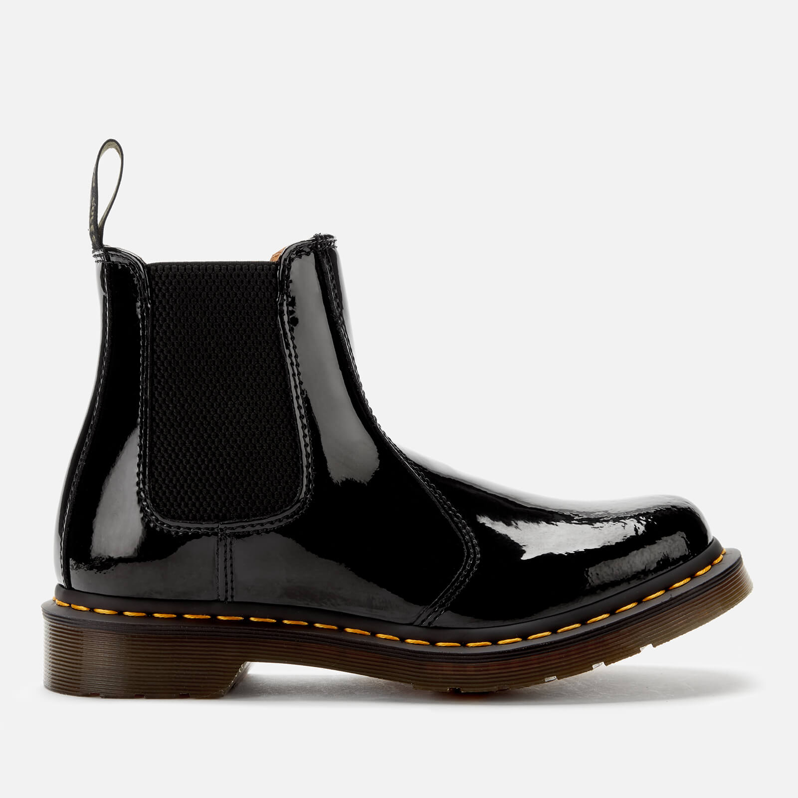 dr martens patent ankle boots