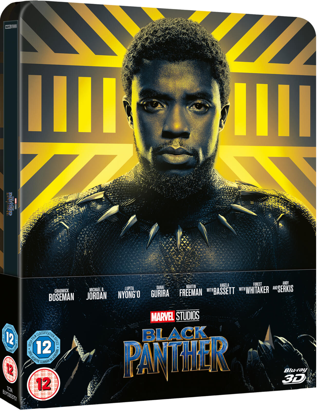 Zavvi Black Panther 4k Uhd 2d Or 3d 2d Blu Ray Steelbook