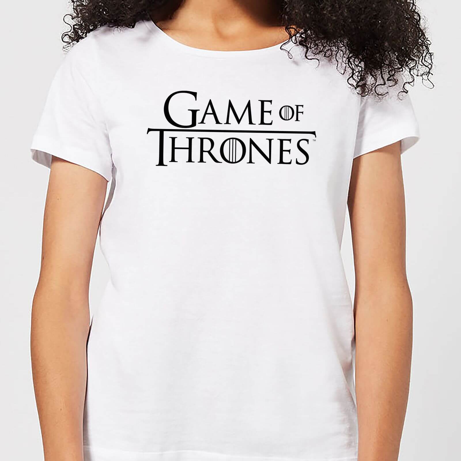 Game Of Thrones Stacked Logo Women S T Shirt White Pop In A Box Us