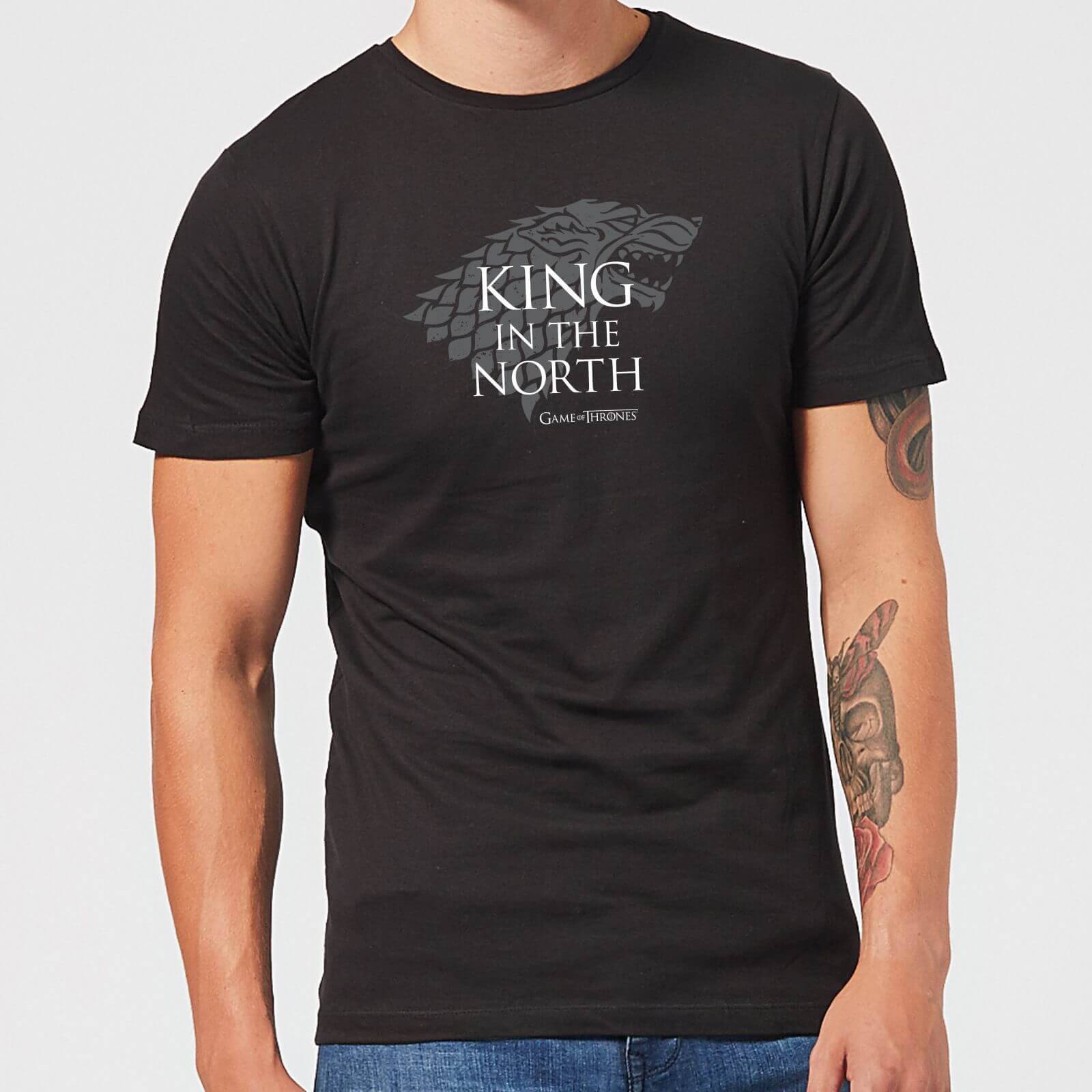 Game Of Thrones King In The North Men S T Shirt Black Clothing