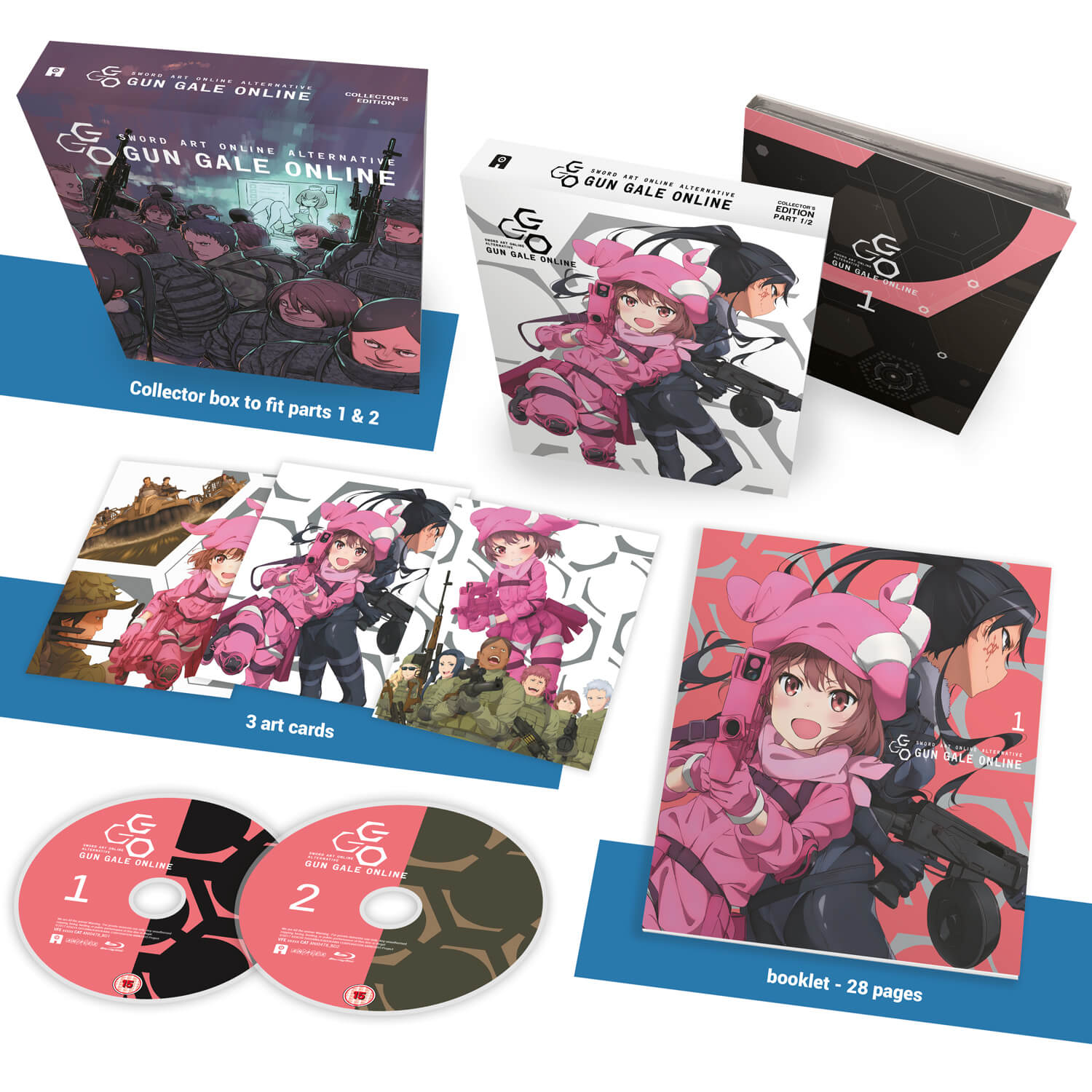 Sword Art Online Alternative Gun Gale Online Part 1 With Exclusive Limited Edition Art Box